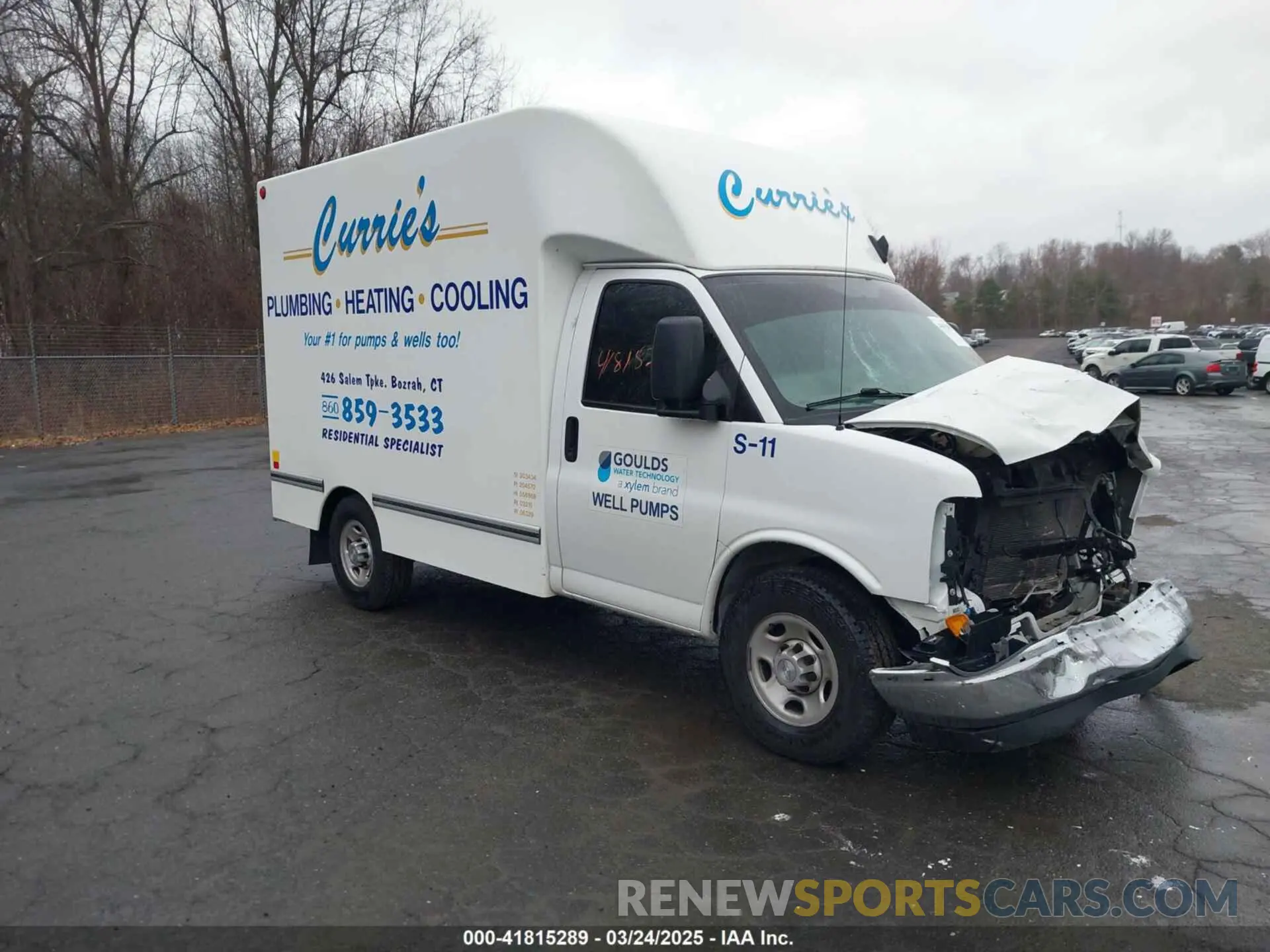 1 Photograph of a damaged car 1GB0GRFG0K1366207 CHEVROLET EXPRESS CUTAWAY 2019