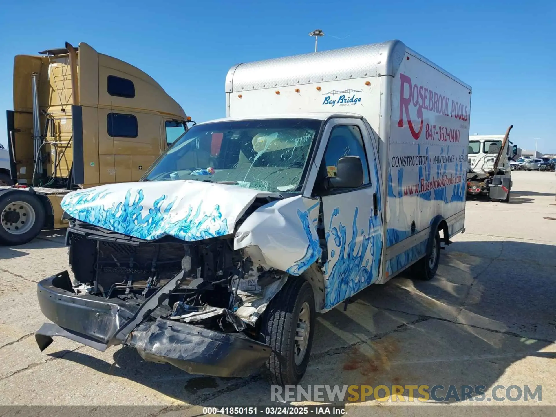 2 Photograph of a damaged car 1HA0GRFG6LN008353 CHEVROLET EXPRESS CUTAWAY 2020