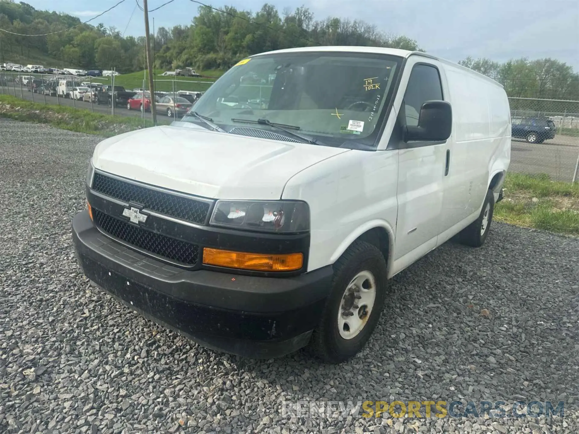 12 Photograph of a damaged car 1GCWGAF1XK1257899 CHEVROLET EXPRESS G2500 2019