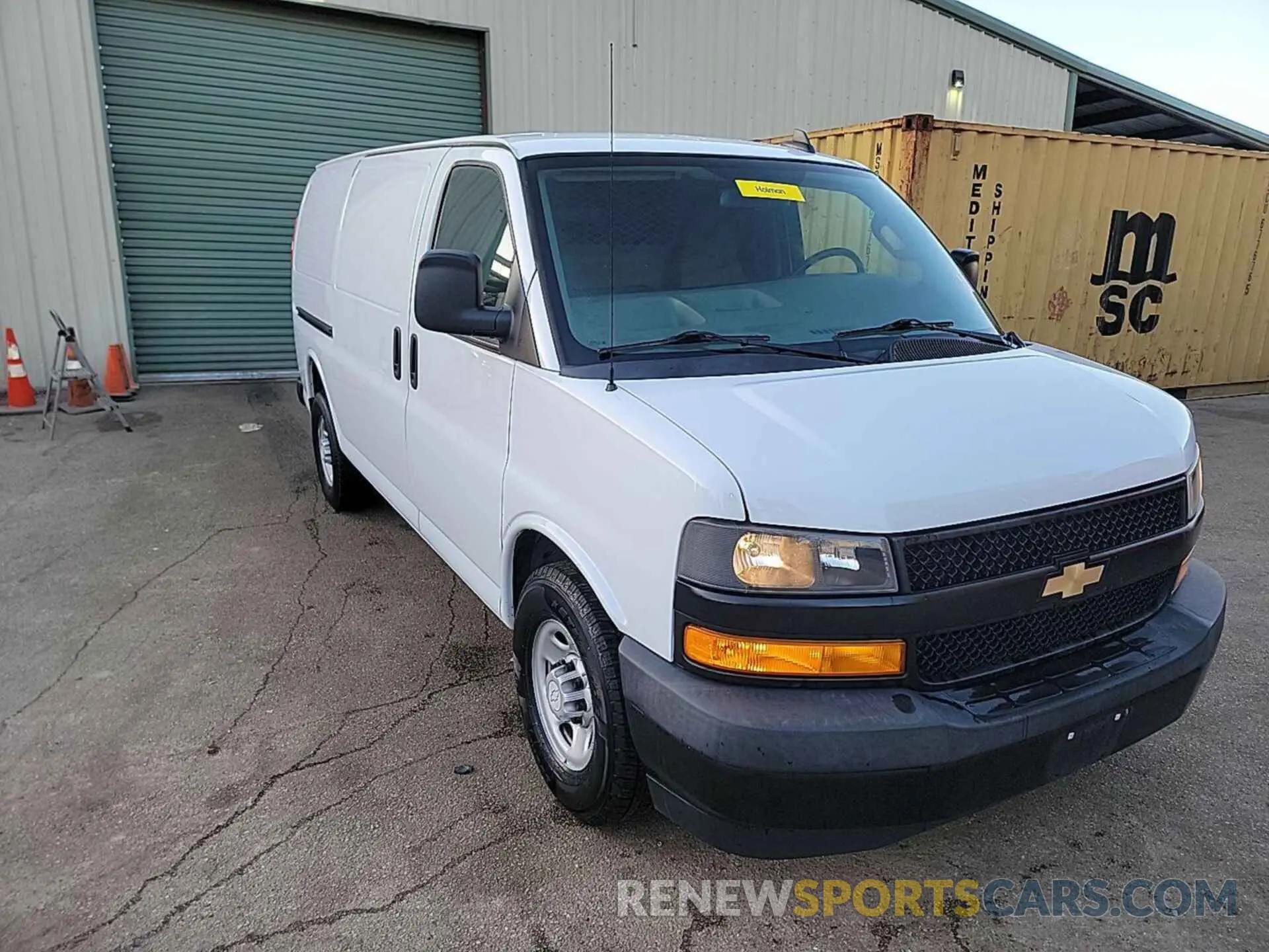 22 Photograph of a damaged car 1GCWGAFGXK1328281 CHEVROLET EXPRESS G2500 2019