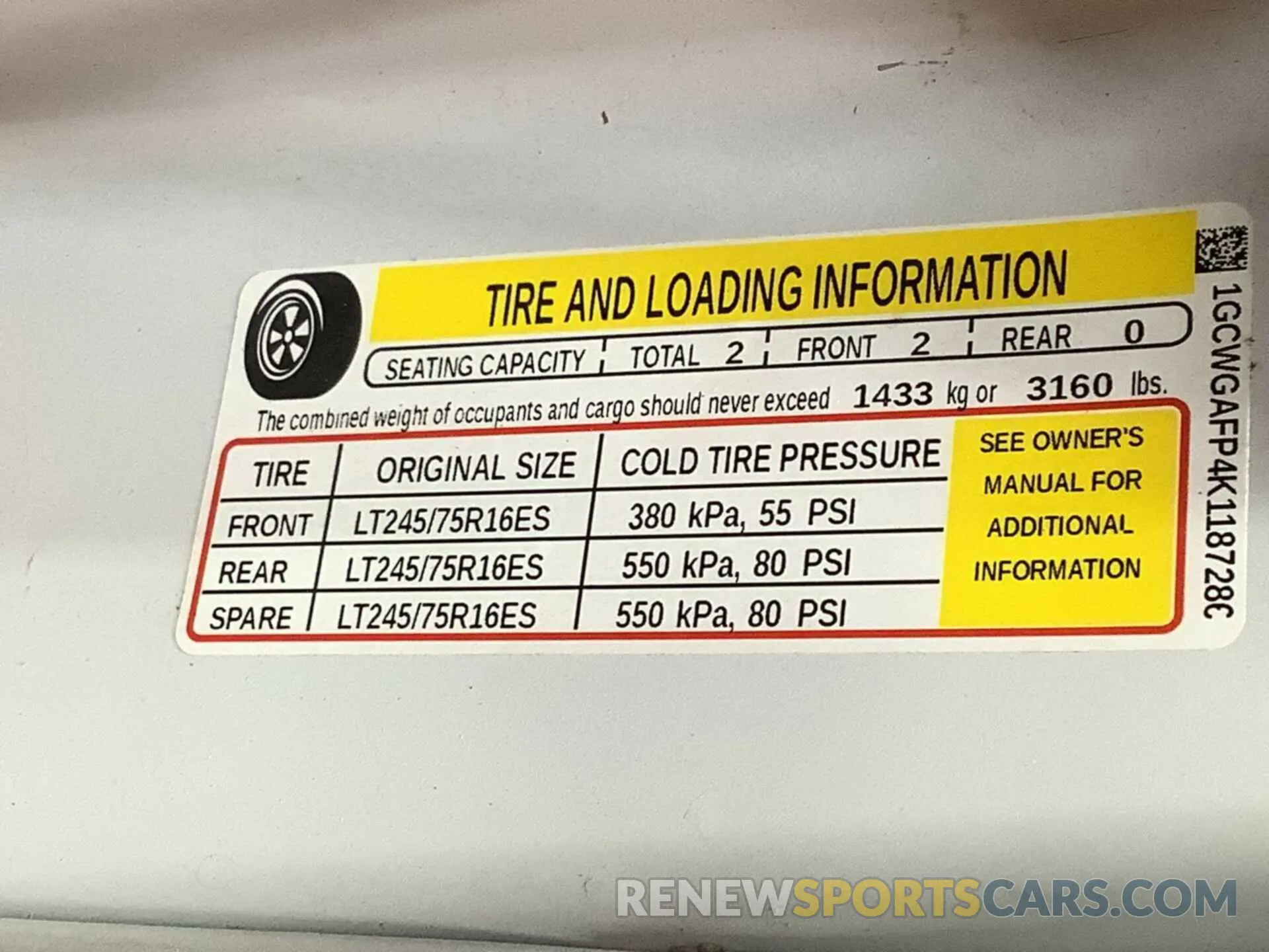 9 Photograph of a damaged car 1GCWGAFP4K1187286 CHEVROLET EXPRESS G2500 2019