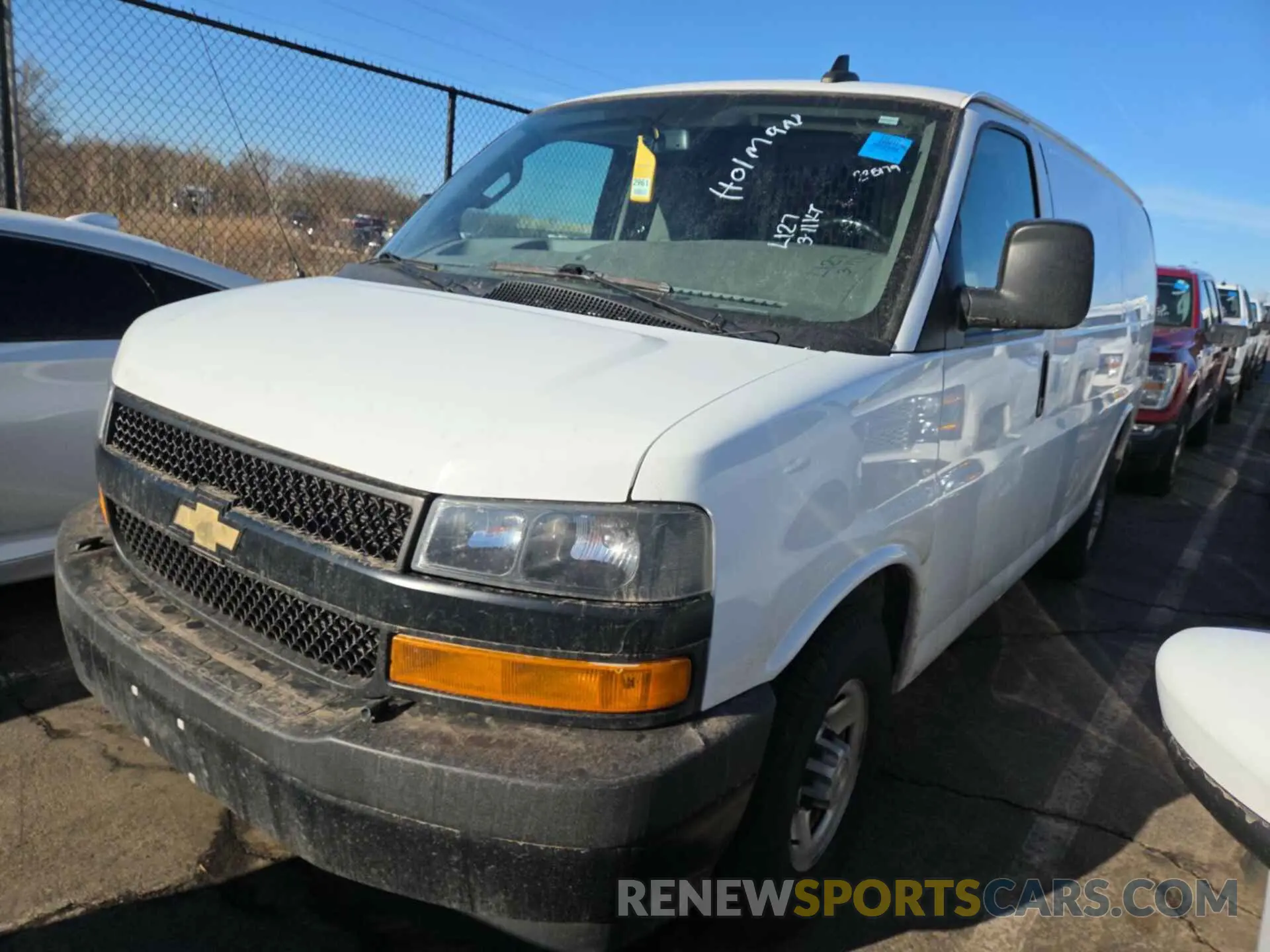 28 Photograph of a damaged car 1GCWGAFPXK1202597 CHEVROLET EXPRESS G2500 2019