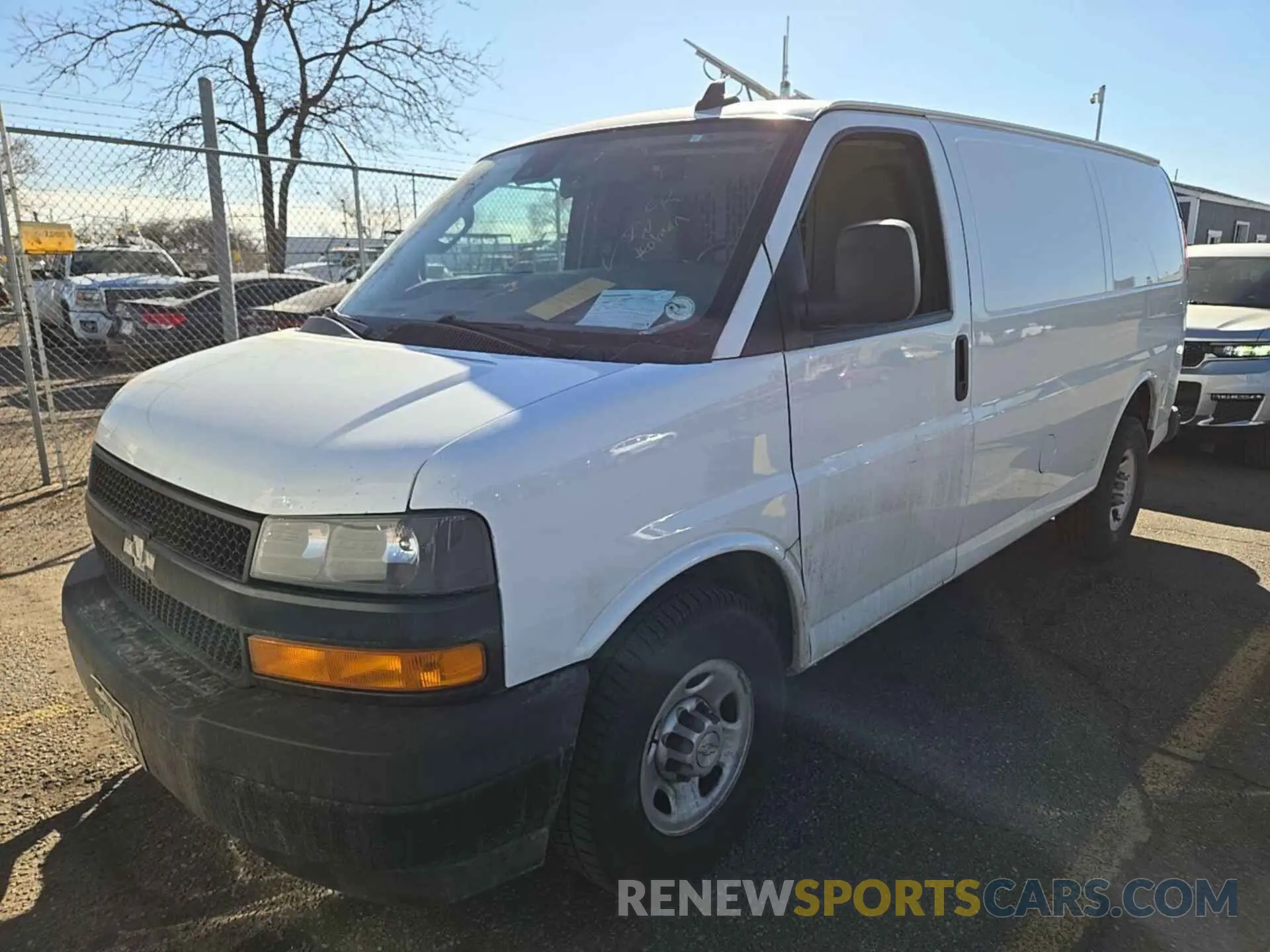 11 Photograph of a damaged car 1GCWGAFG7L1243688 CHEVROLET EXPRESS G2500 2020