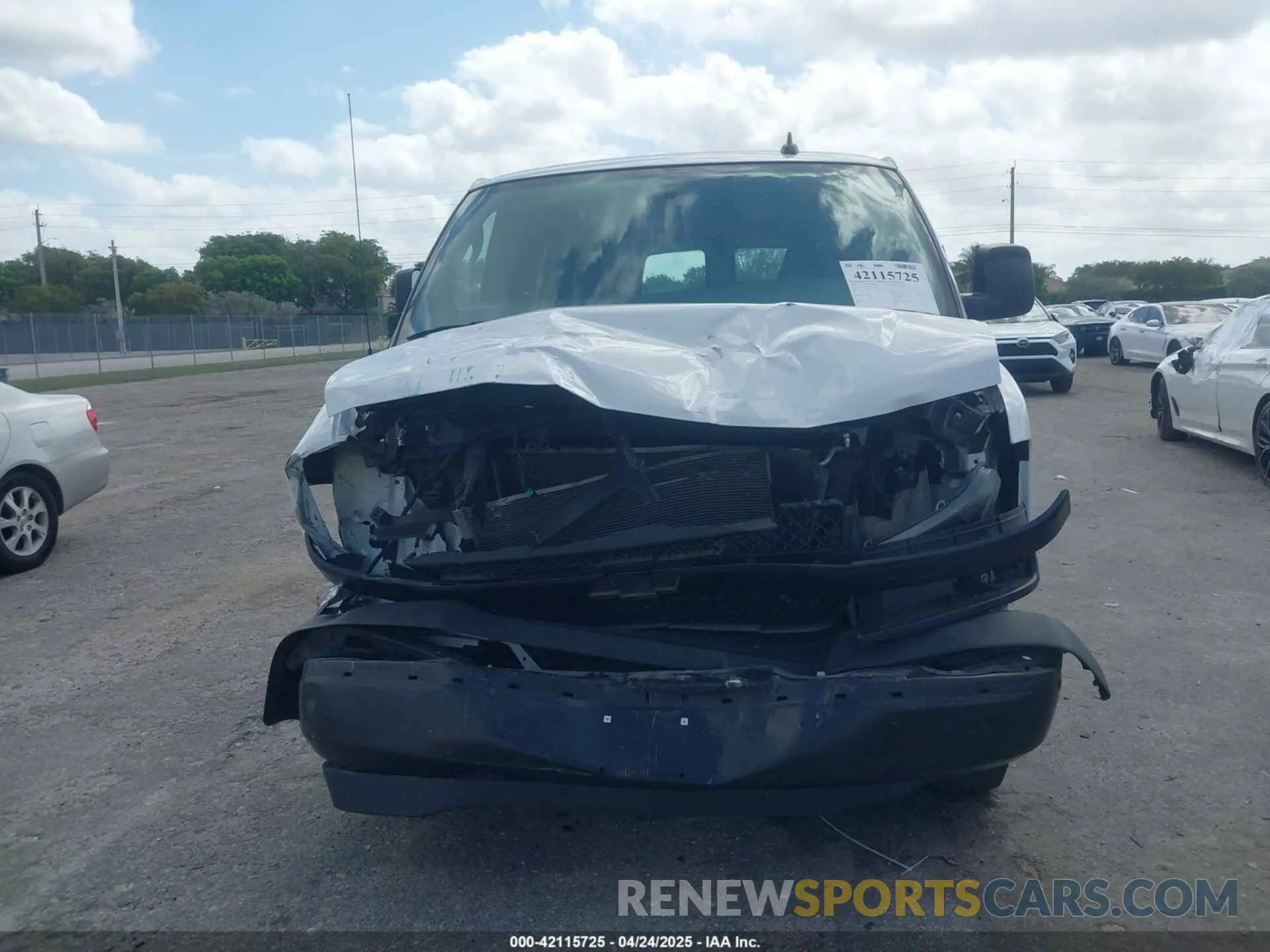 13 Photograph of a damaged car 1GCWGBFP9M1154499 CHEVROLET EXPRESS G2500 2021