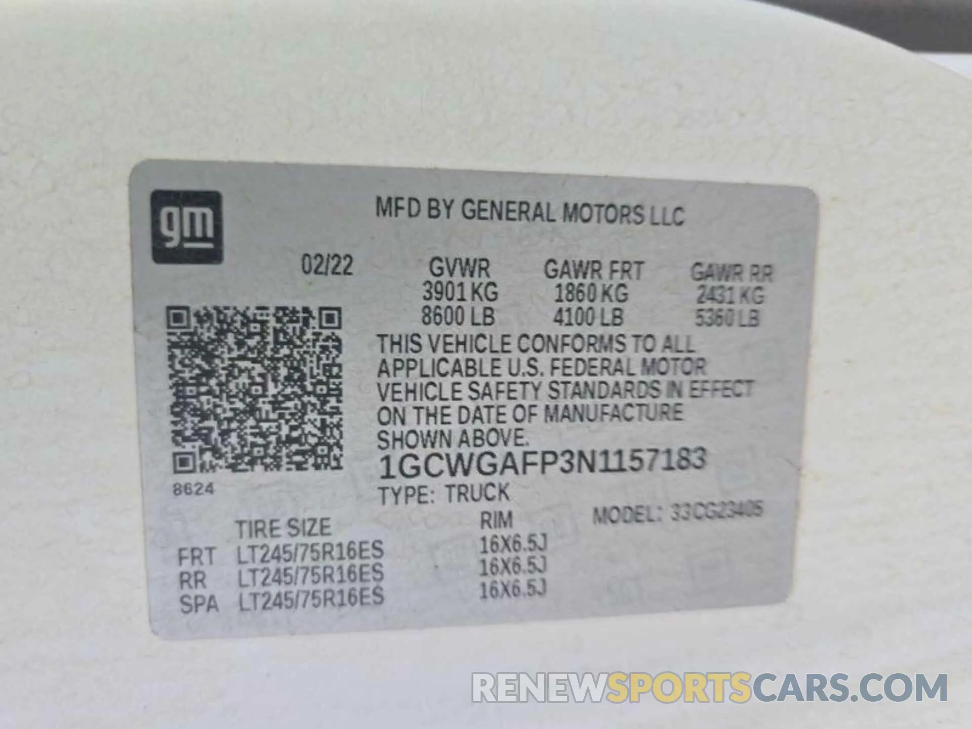 9 Photograph of a damaged car 1GCWGAFP3N1157183 CHEVROLET EXPRESS G2500 2022