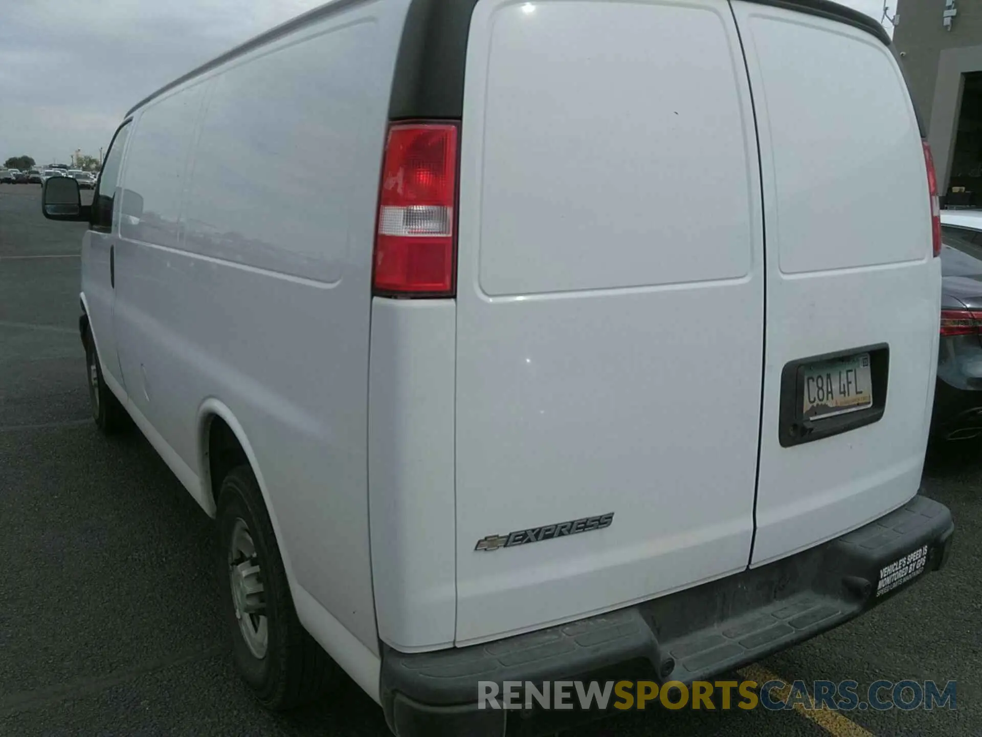 2 Photograph of a damaged car 1GCWGAFP5N1224334 CHEVROLET EXPRESS G2500 2022