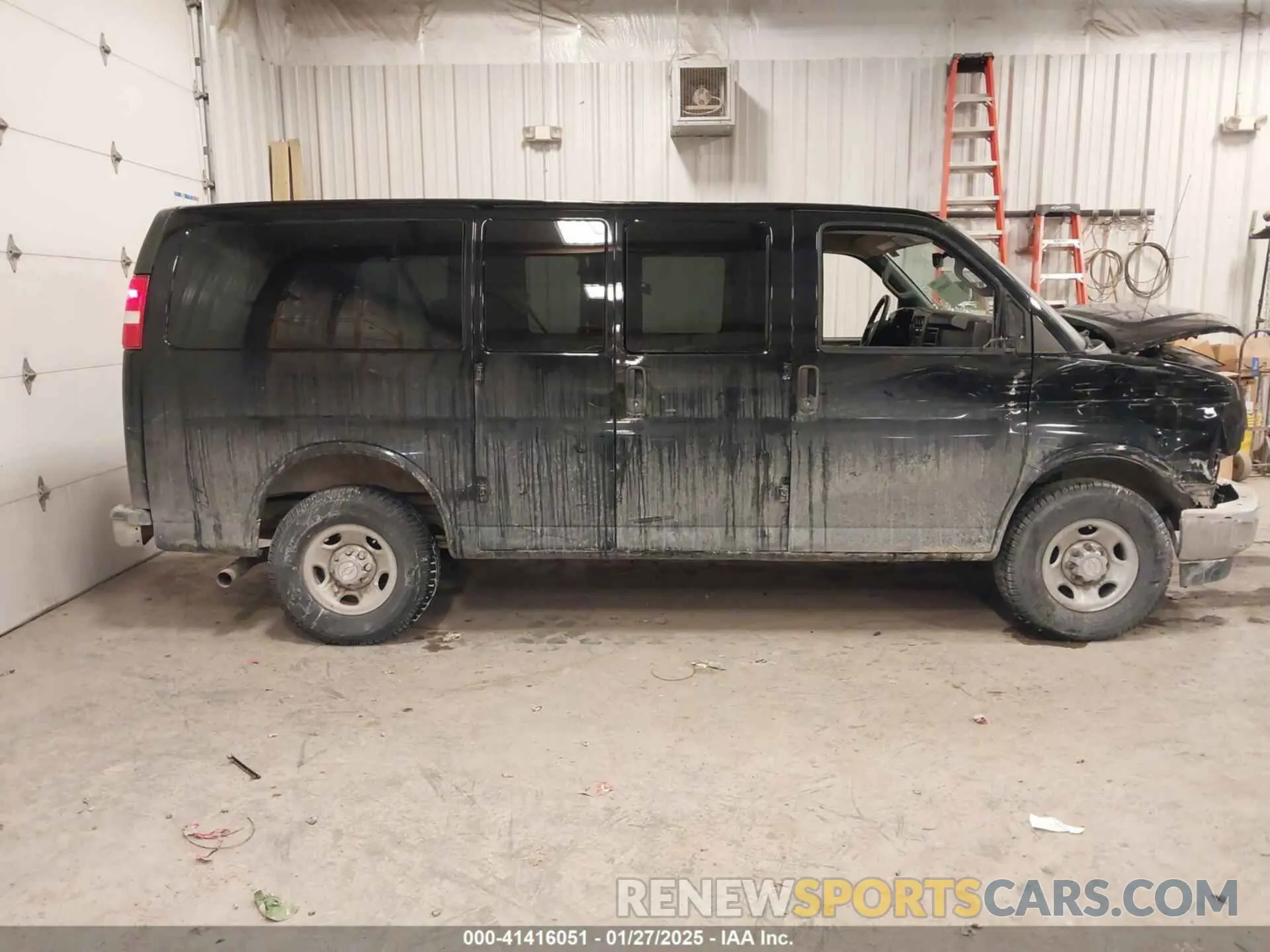 13 Photograph of a damaged car 1GAWGFFG2L1156920 CHEVROLET EXPRESS PASSENGER 2020