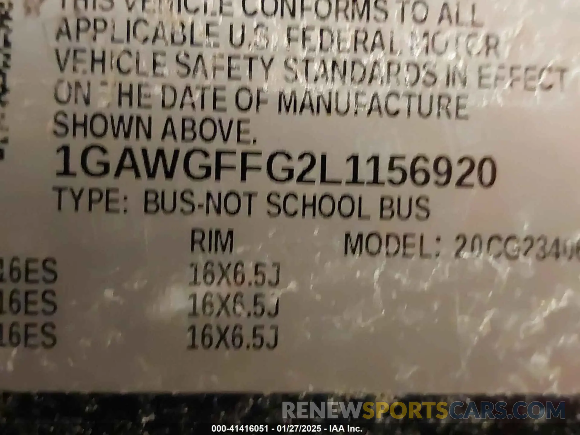 9 Photograph of a damaged car 1GAWGFFG2L1156920 CHEVROLET EXPRESS PASSENGER 2020