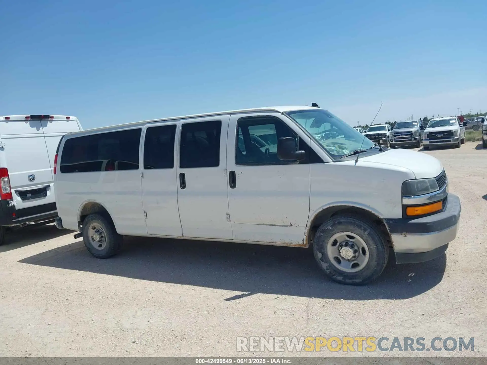 13 Photograph of a damaged car 1GAZGPFP6L1230617 CHEVROLET EXPRESS PASSENGER 2020