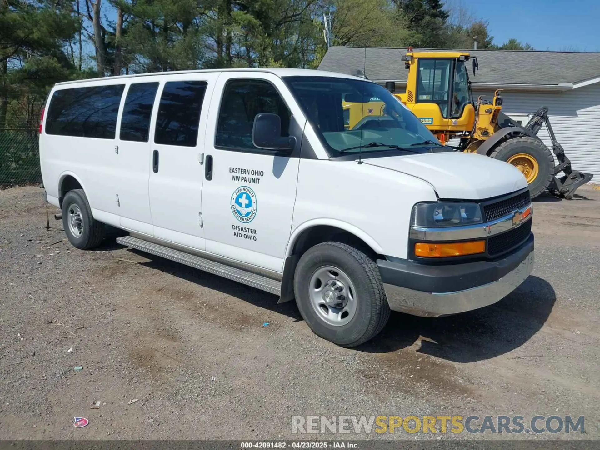 1 Photograph of a damaged car 1GAZGPF79M1309779 CHEVROLET EXPRESS PASSENGER 2021