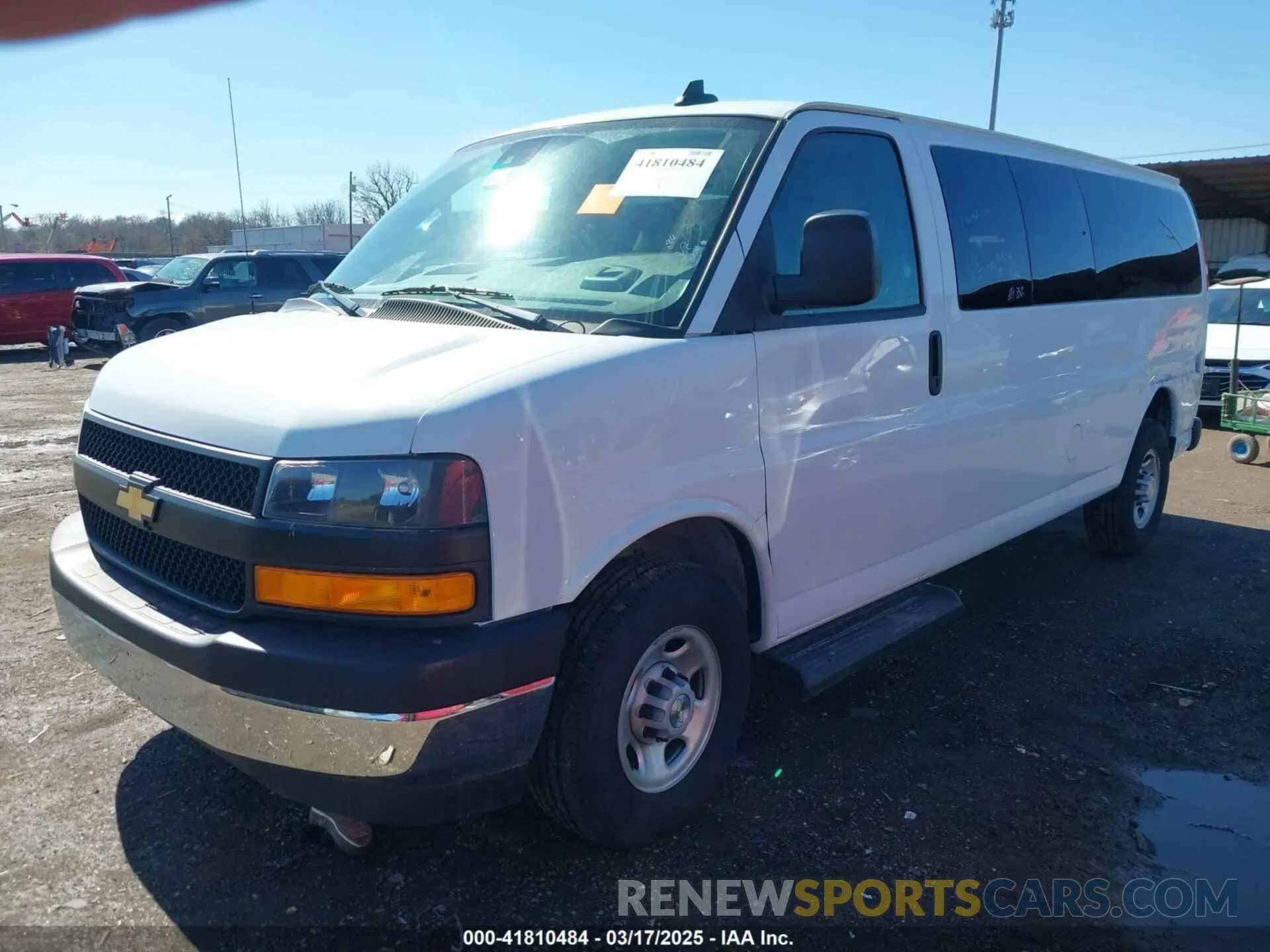 2 Photograph of a damaged car 1GAZGPFP3P1175047 CHEVROLET EXPRESS PASSENGER 2023