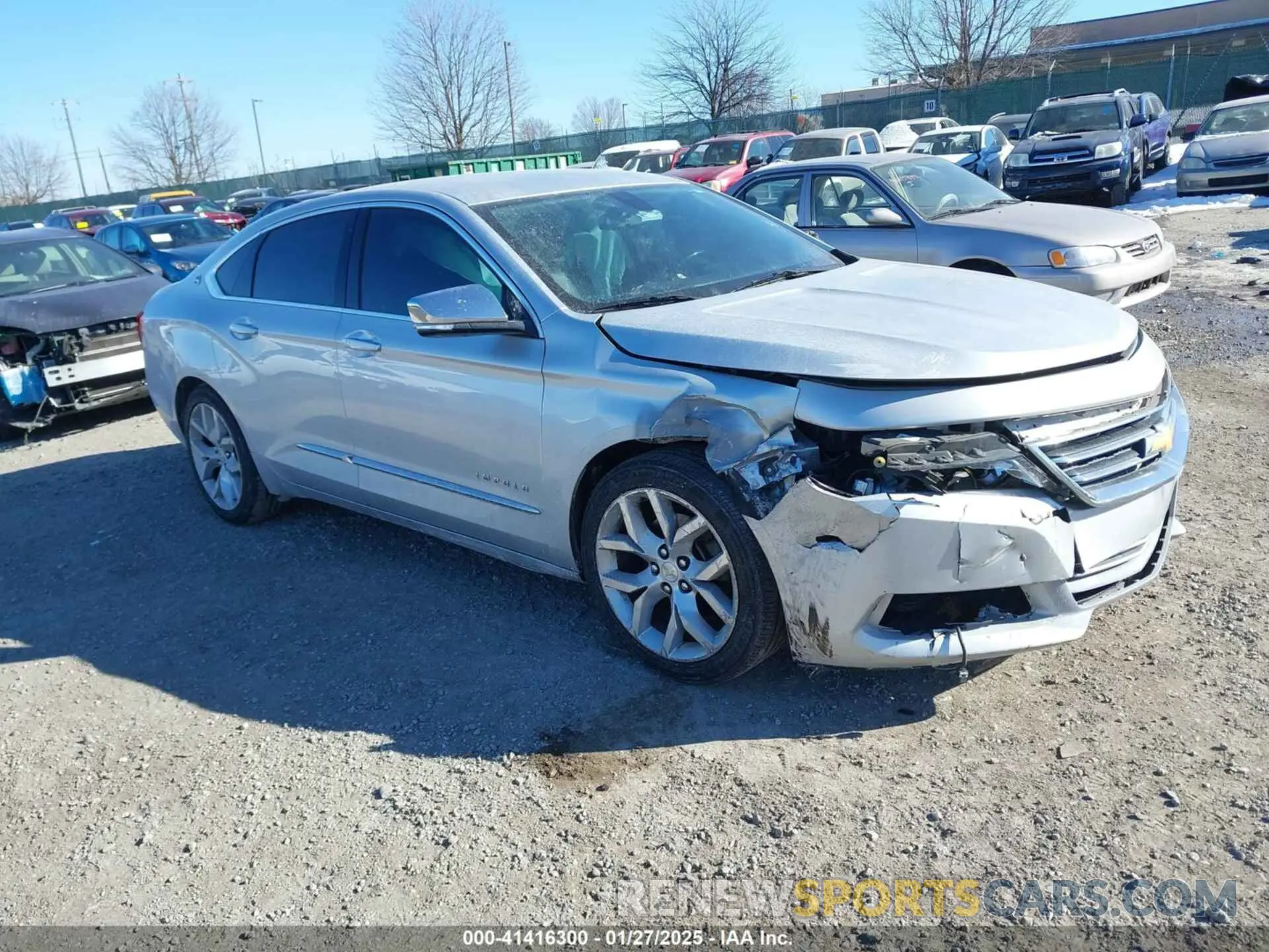 1 Photograph of a damaged car 1G1105S32KU106396 CHEVROLET IMPALA 2019
