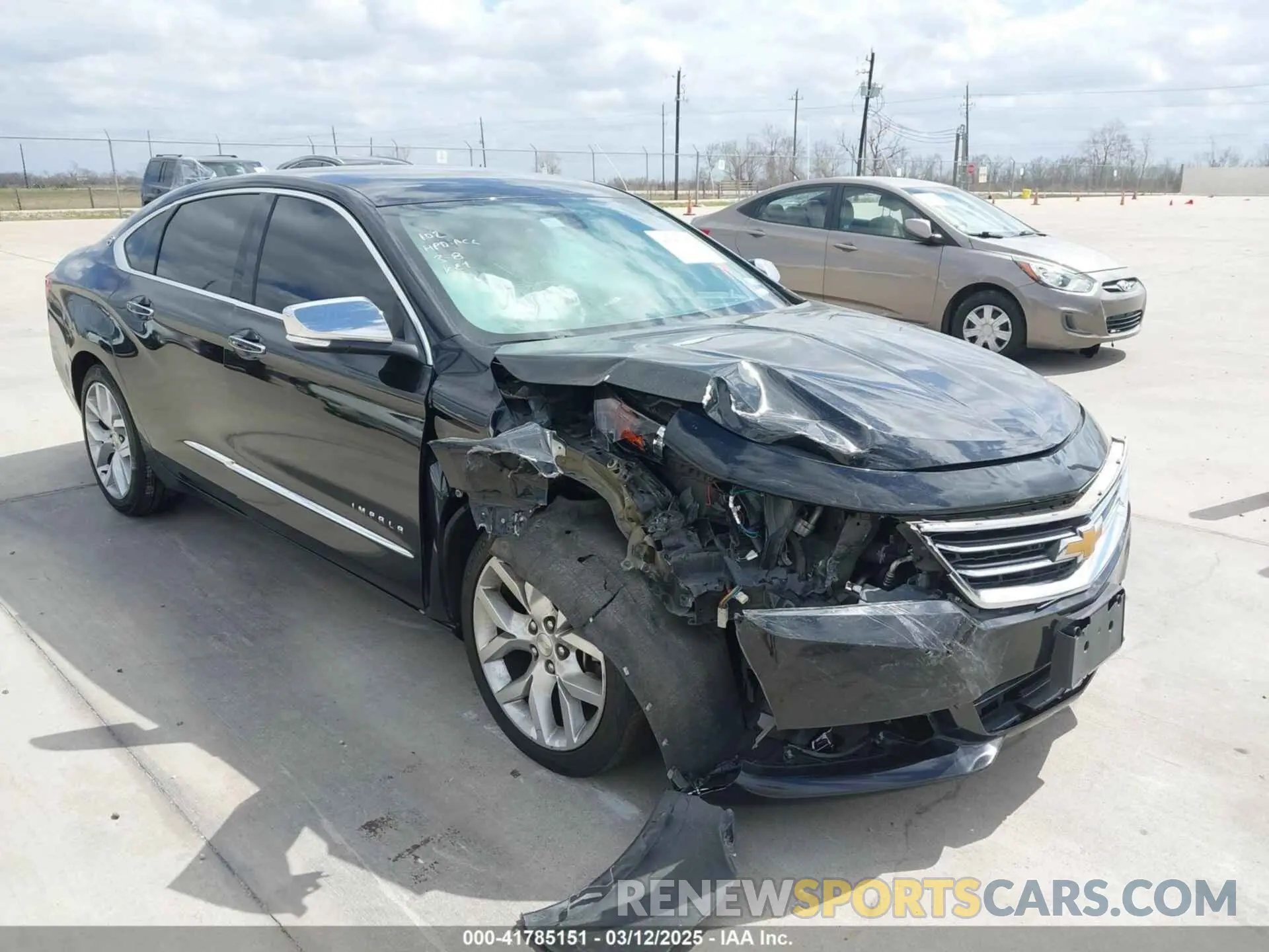 1 Photograph of a damaged car 1G1105S32KU137373 CHEVROLET IMPALA 2019