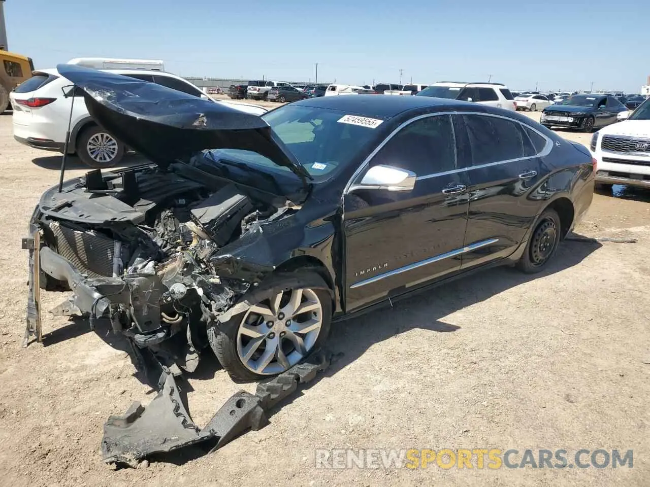 1 Photograph of a damaged car 1G1105S33KU105760 CHEVROLET IMPALA 2019