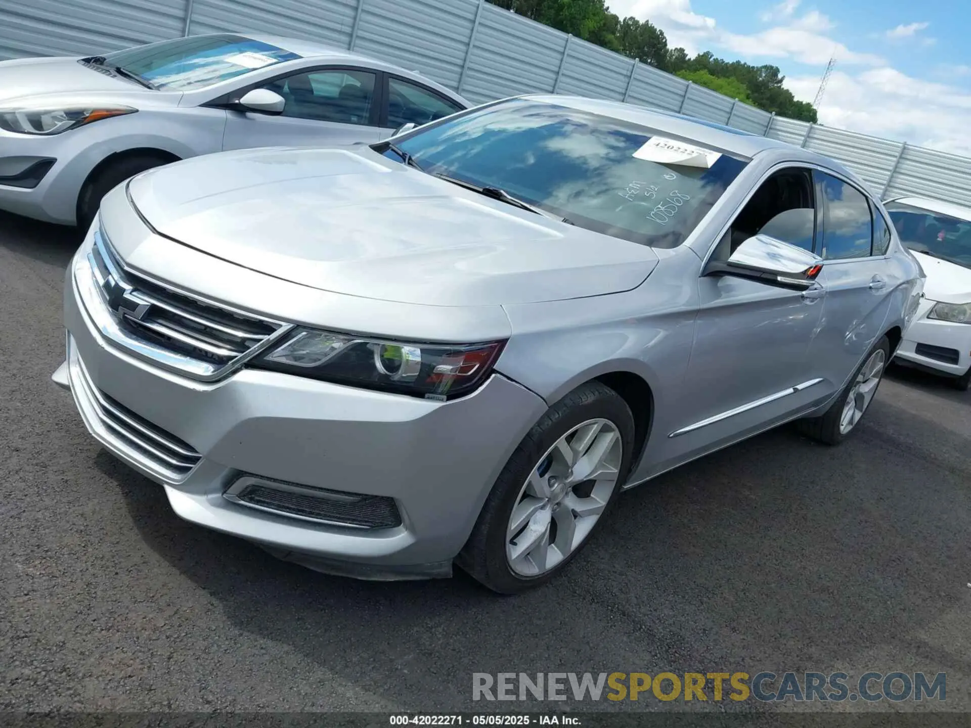 2 Photograph of a damaged car 1G1105S34KU108568 CHEVROLET IMPALA 2019