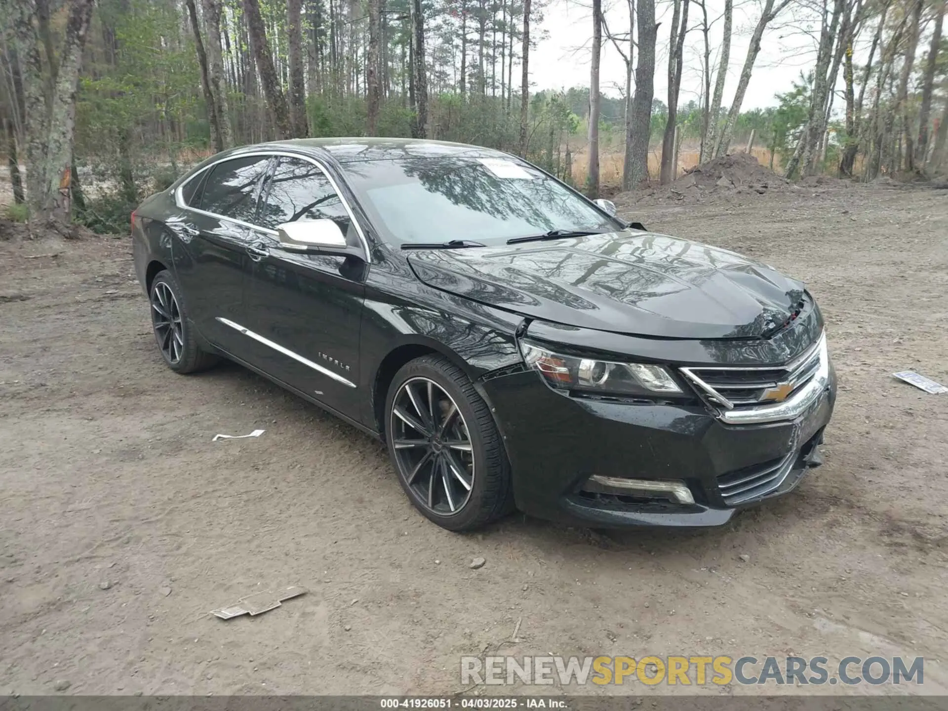 1 Photograph of a damaged car 1G1105S35KU109342 CHEVROLET IMPALA 2019