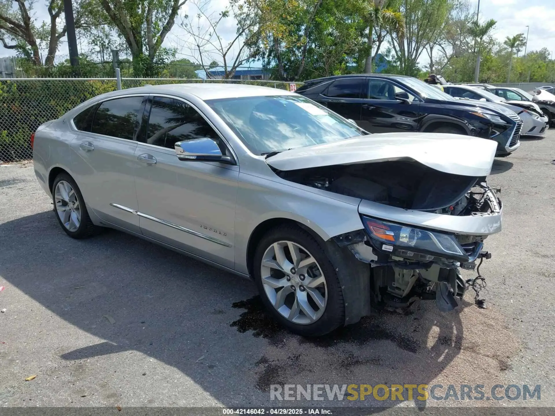 1 Photograph of a damaged car 1G1105S37KU121864 CHEVROLET IMPALA 2019