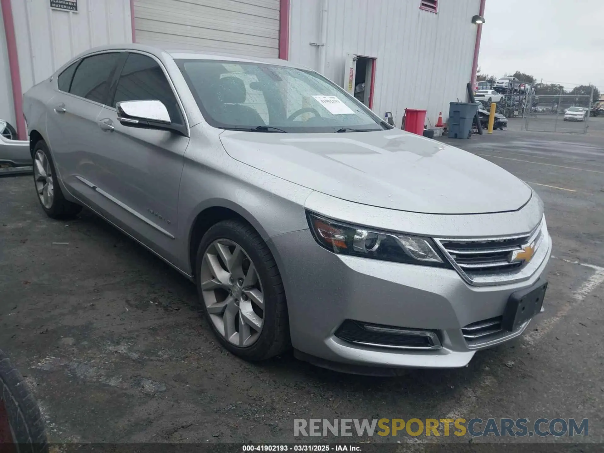 1 Photograph of a damaged car 1G1105S37KU142374 CHEVROLET IMPALA 2019