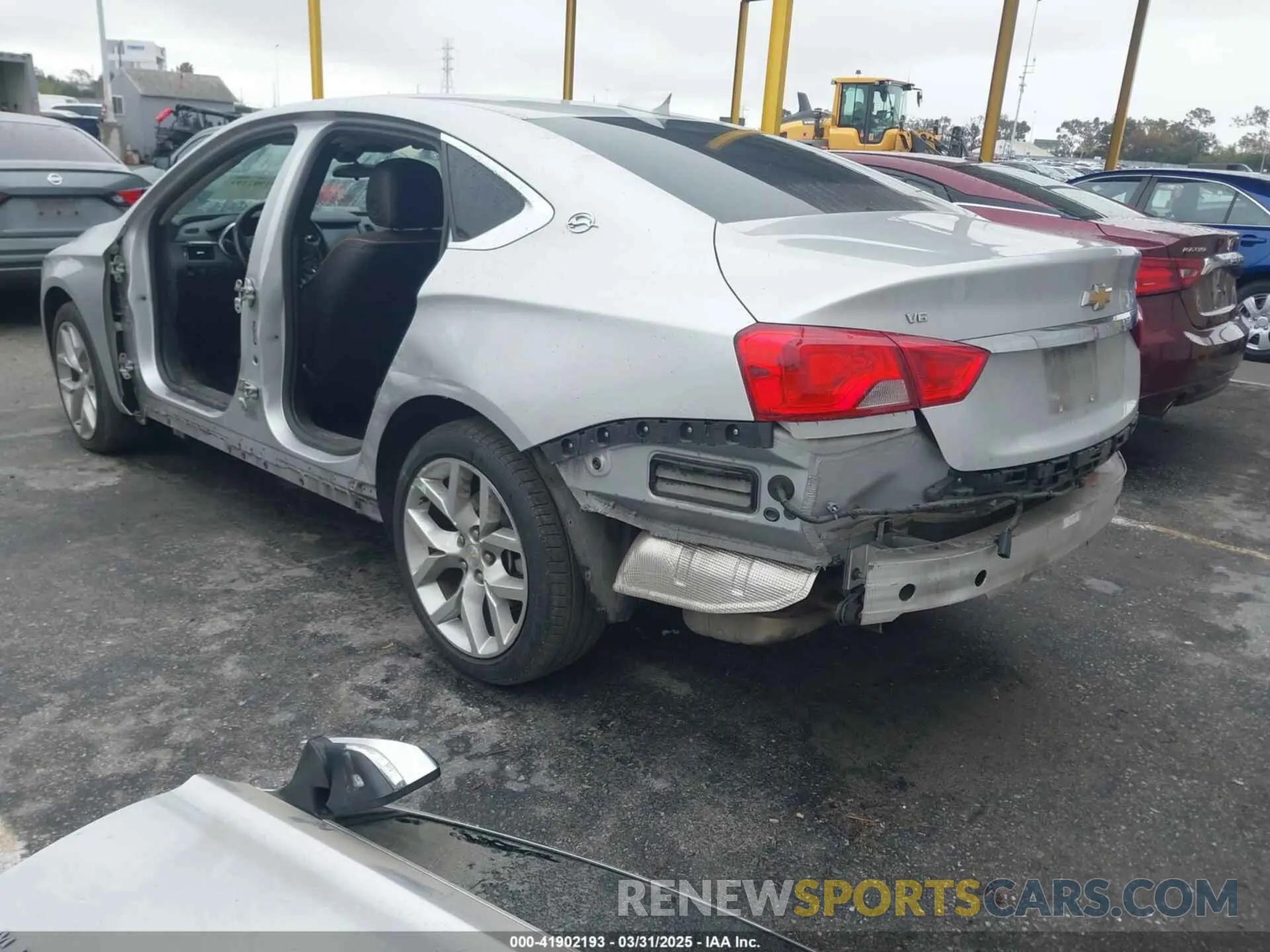 3 Photograph of a damaged car 1G1105S37KU142374 CHEVROLET IMPALA 2019