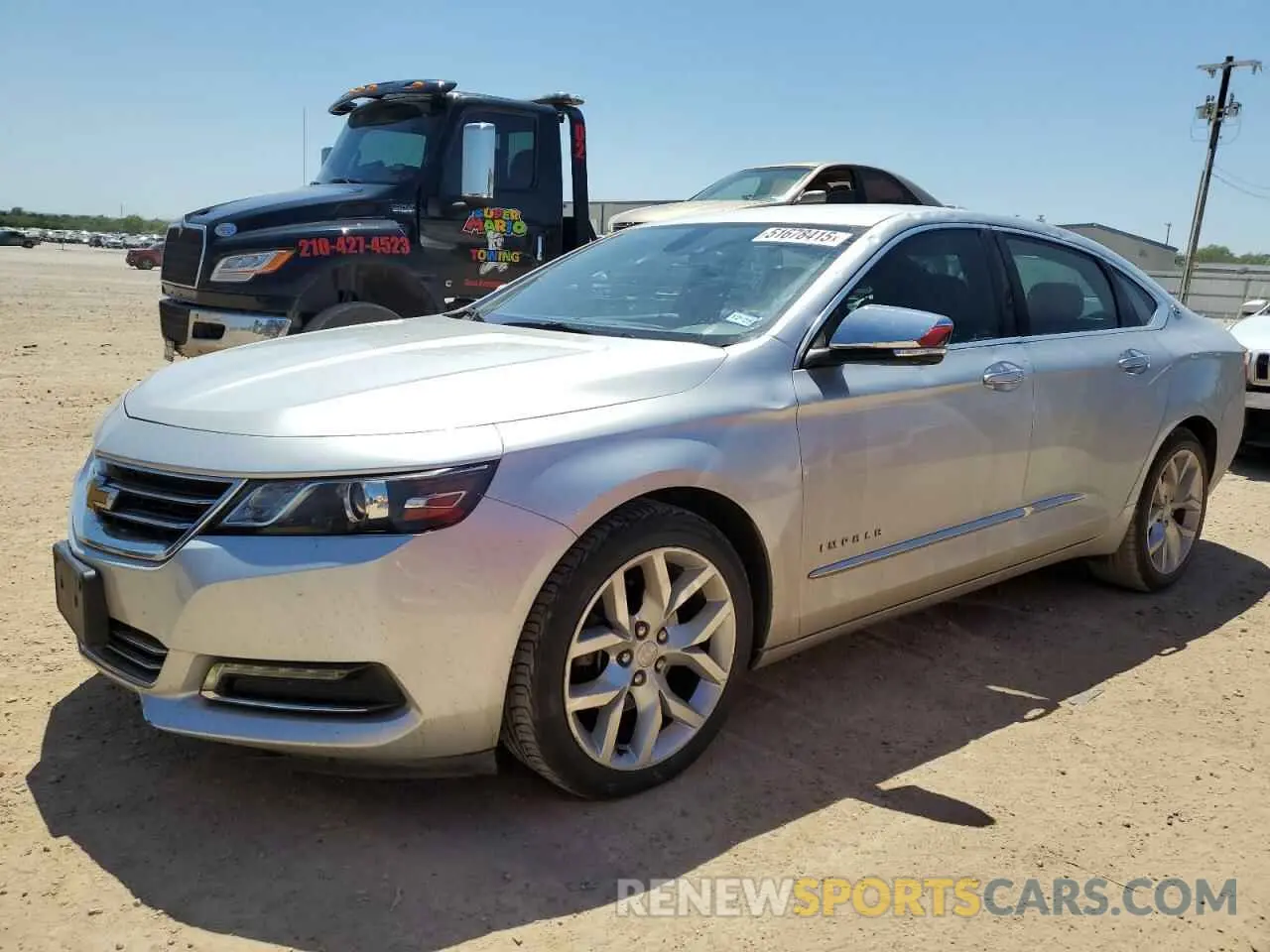 1 Photograph of a damaged car 1G1105S38KU112669 CHEVROLET IMPALA 2019