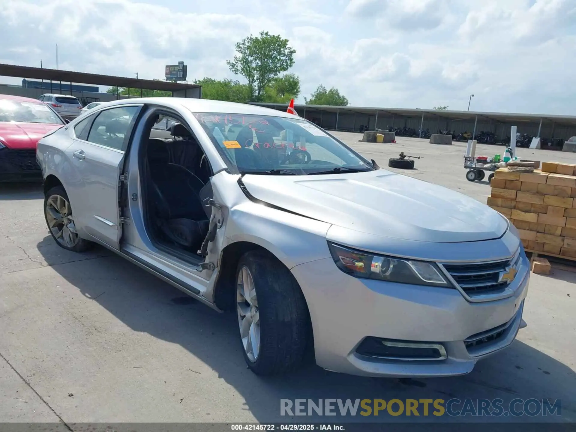 1 Photograph of a damaged car 1G1105S38KU115426 CHEVROLET IMPALA 2019