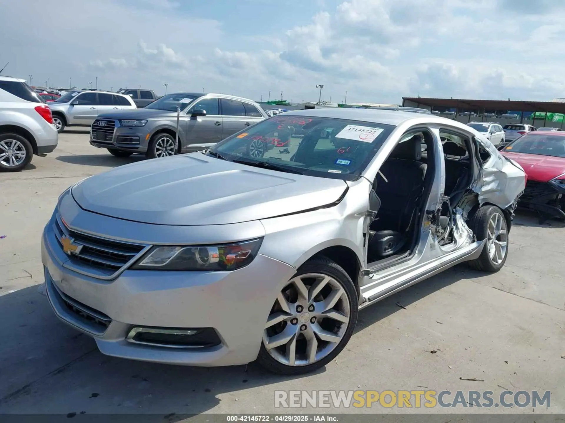 2 Photograph of a damaged car 1G1105S38KU115426 CHEVROLET IMPALA 2019