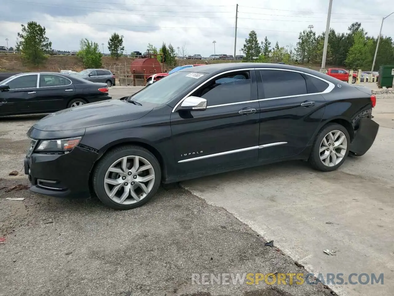 1 Photograph of a damaged car 1G1105S3XKU134401 CHEVROLET IMPALA 2019