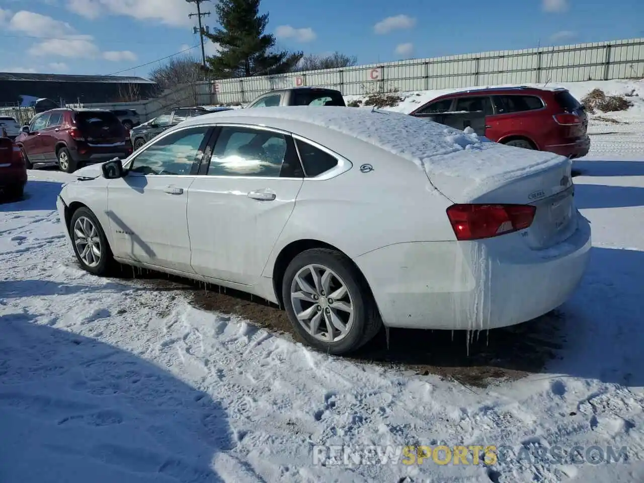 2 Photograph of a damaged car 1G11Z5S32KU117324 CHEVROLET IMPALA 2019