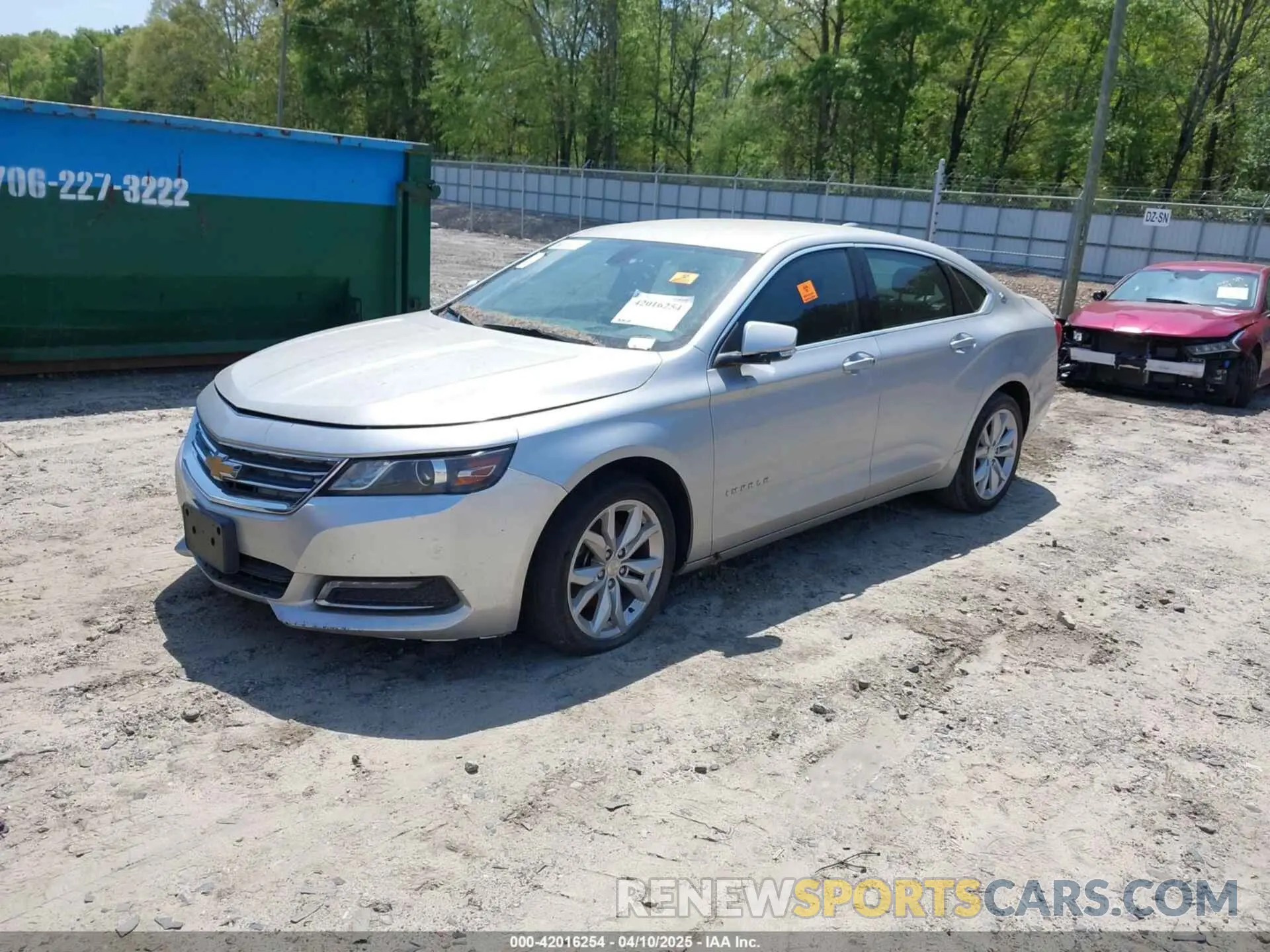 2 Photograph of a damaged car 1G11Z5S34KU102047 CHEVROLET IMPALA 2019