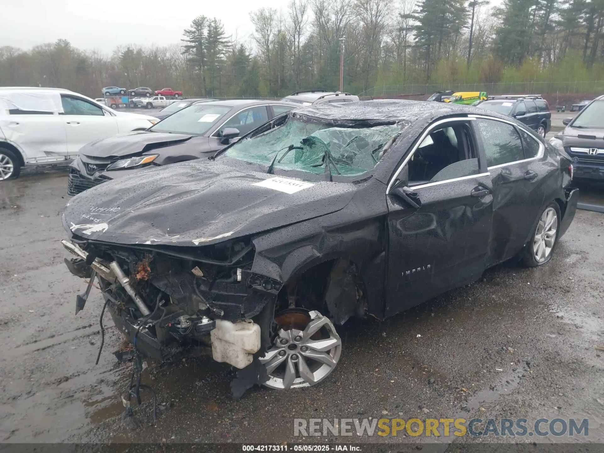 2 Photograph of a damaged car 1G11Z5S34KU107085 CHEVROLET IMPALA 2019
