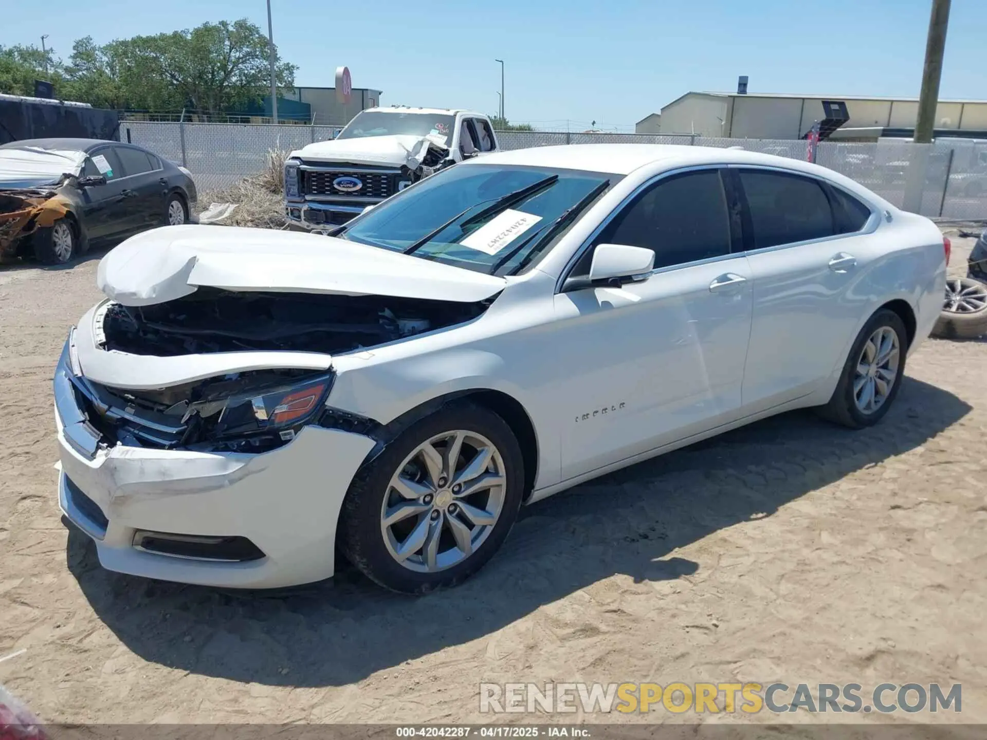 2 Photograph of a damaged car 1G11Z5S36KU113051 CHEVROLET IMPALA 2019