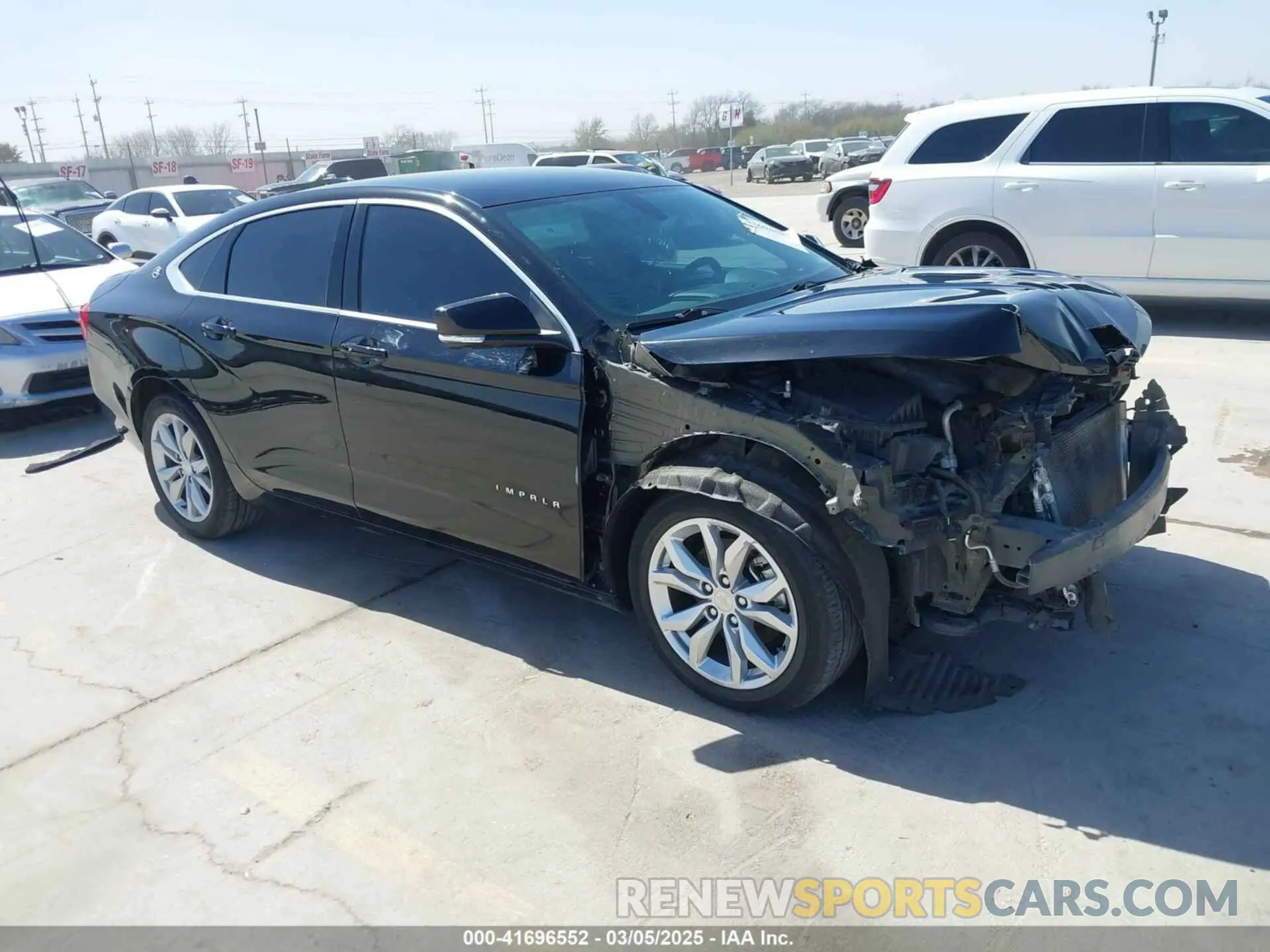 1 Photograph of a damaged car 1G11Z5S37KU107856 CHEVROLET IMPALA 2019
