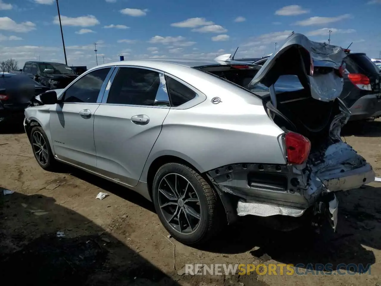 2 Photograph of a damaged car 1G11Z5SA0KU115280 CHEVROLET IMPALA 2019