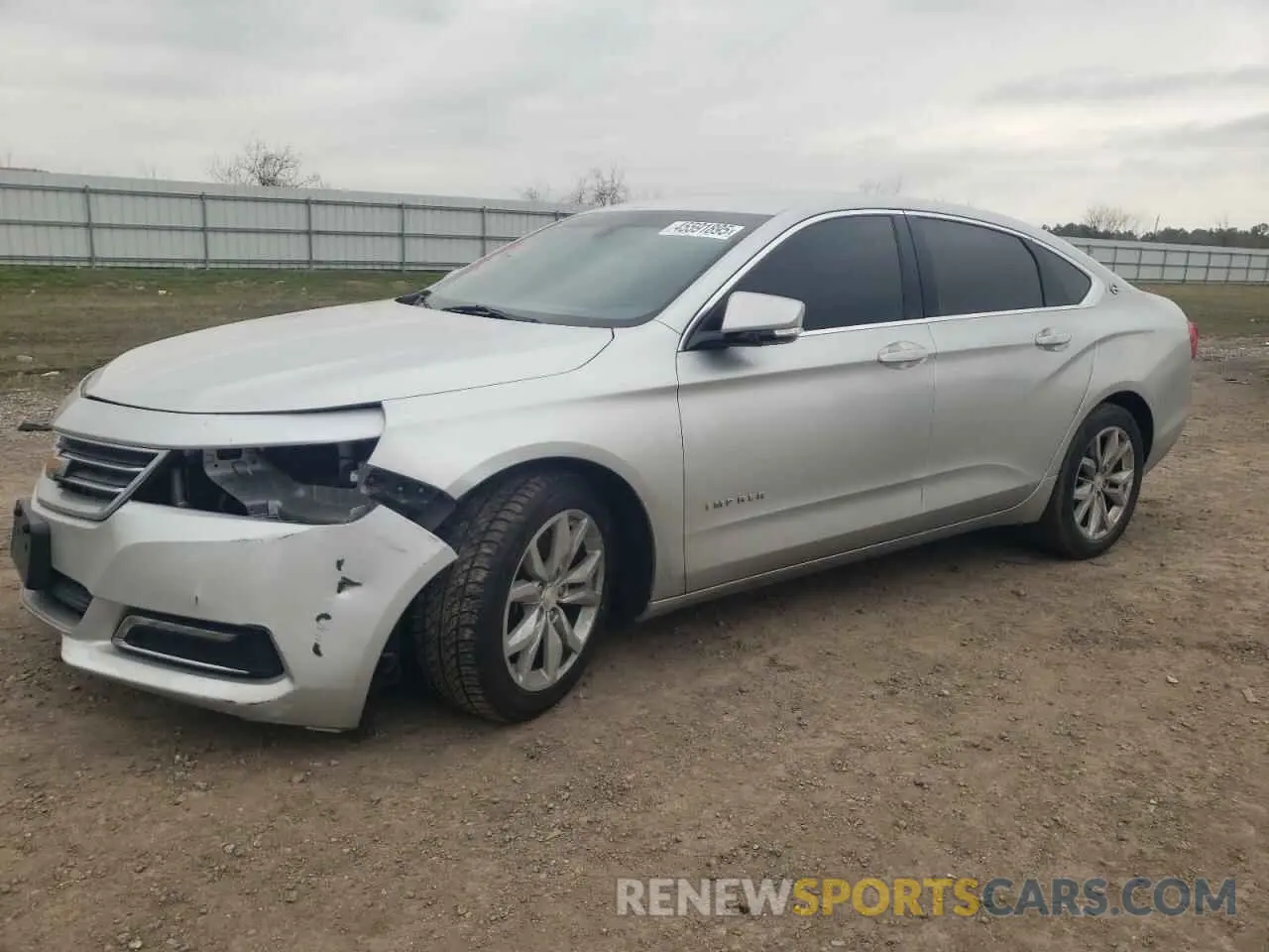 1 Photograph of a damaged car 1G11Z5SA2KU116463 CHEVROLET IMPALA 2019