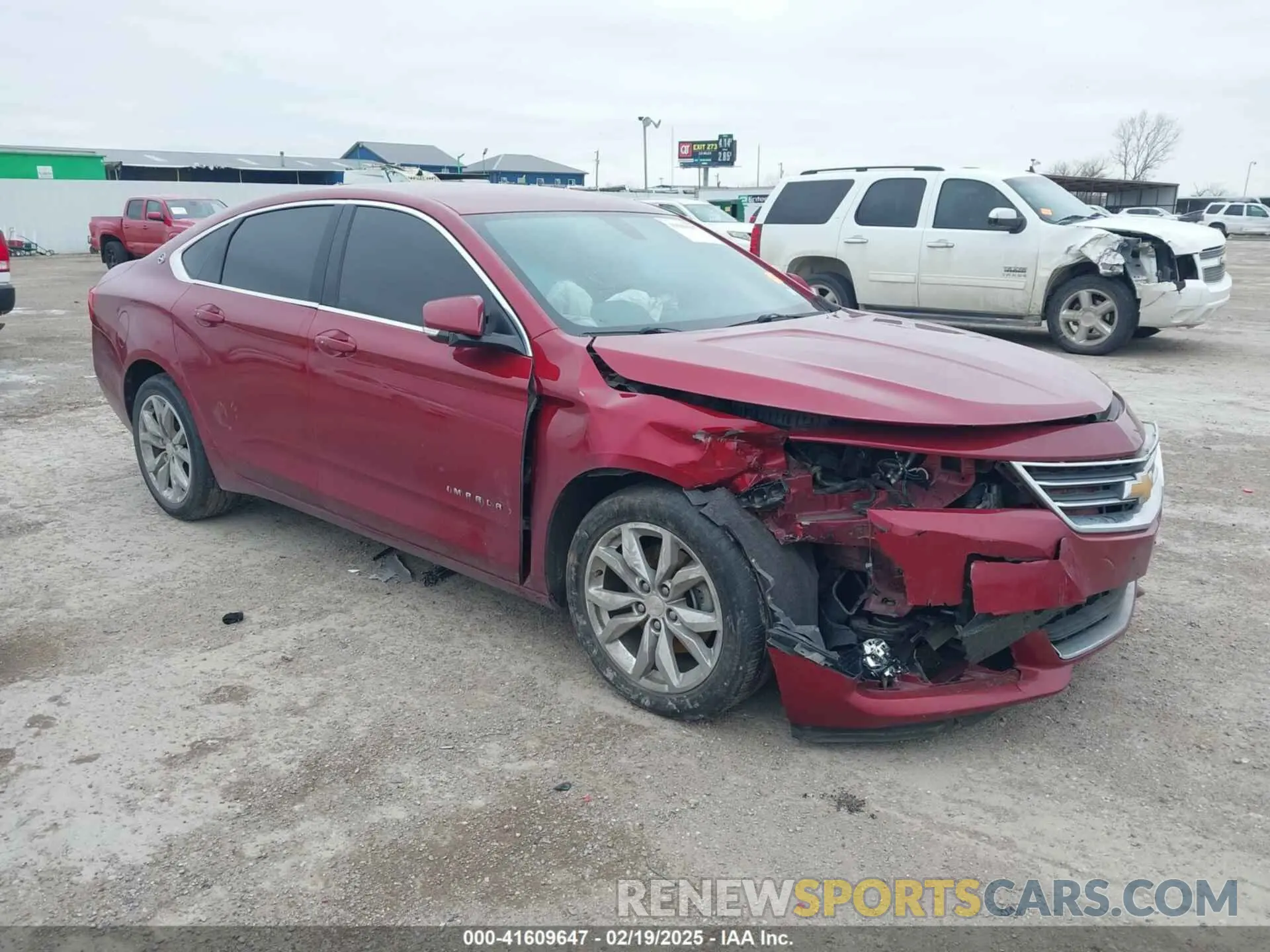 1 Photograph of a damaged car 1G11Z5SA5KU116523 CHEVROLET IMPALA 2019