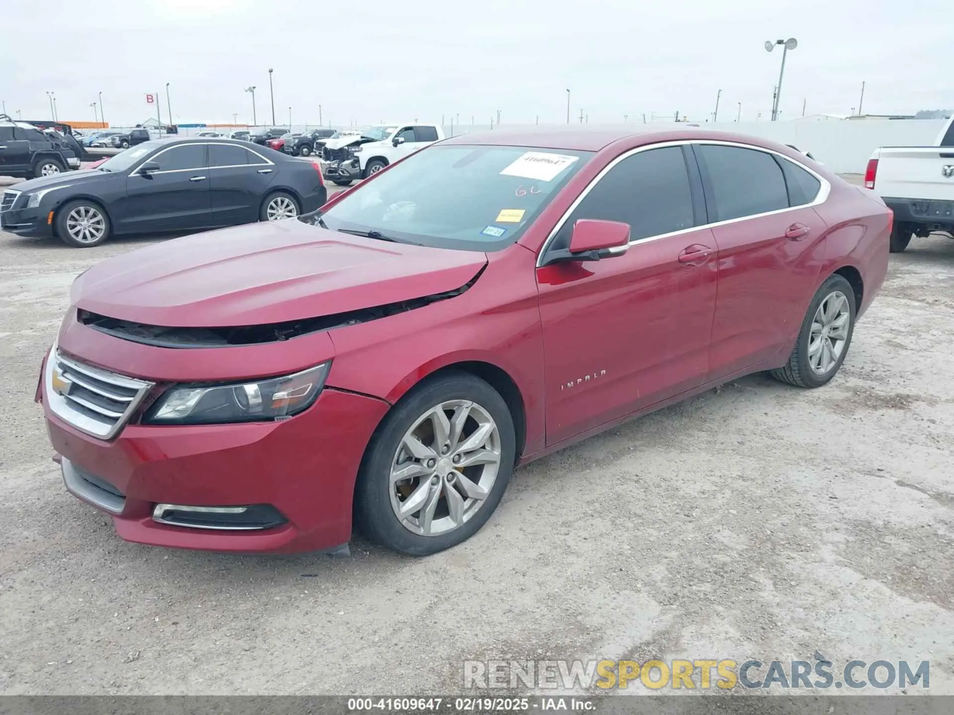 2 Photograph of a damaged car 1G11Z5SA5KU116523 CHEVROLET IMPALA 2019