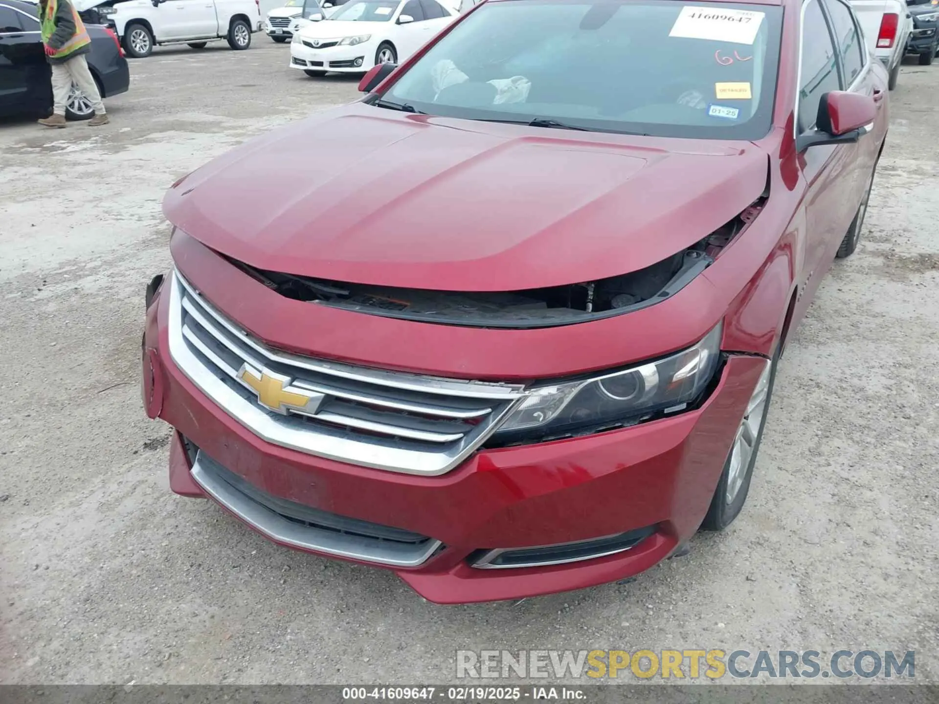 6 Photograph of a damaged car 1G11Z5SA5KU116523 CHEVROLET IMPALA 2019