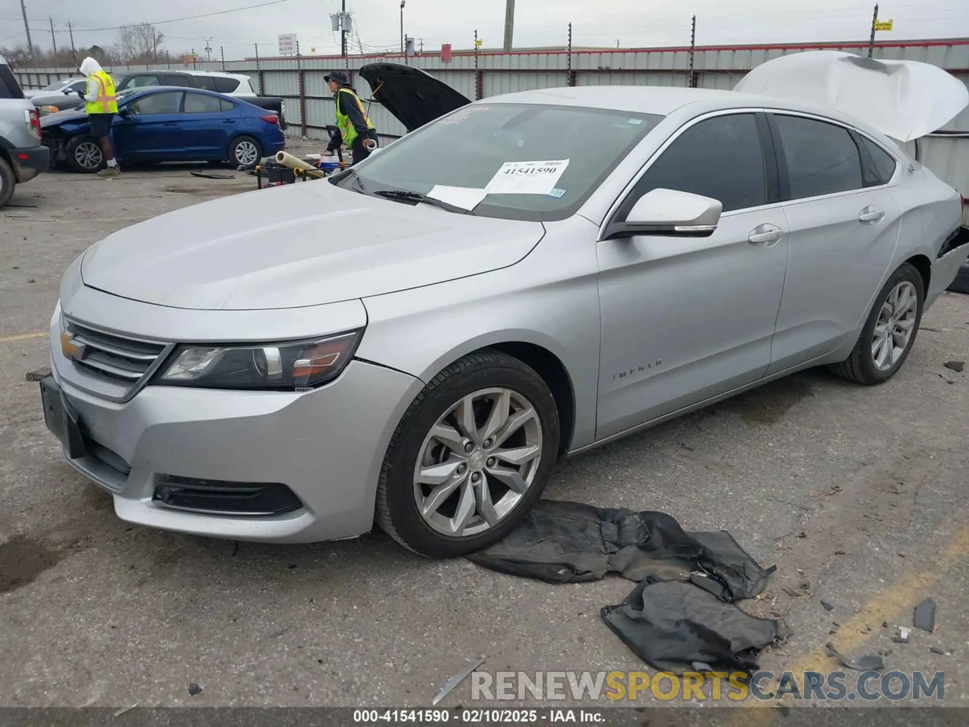 2 Photograph of a damaged car 1G11Z5SA5KU126534 CHEVROLET IMPALA 2019