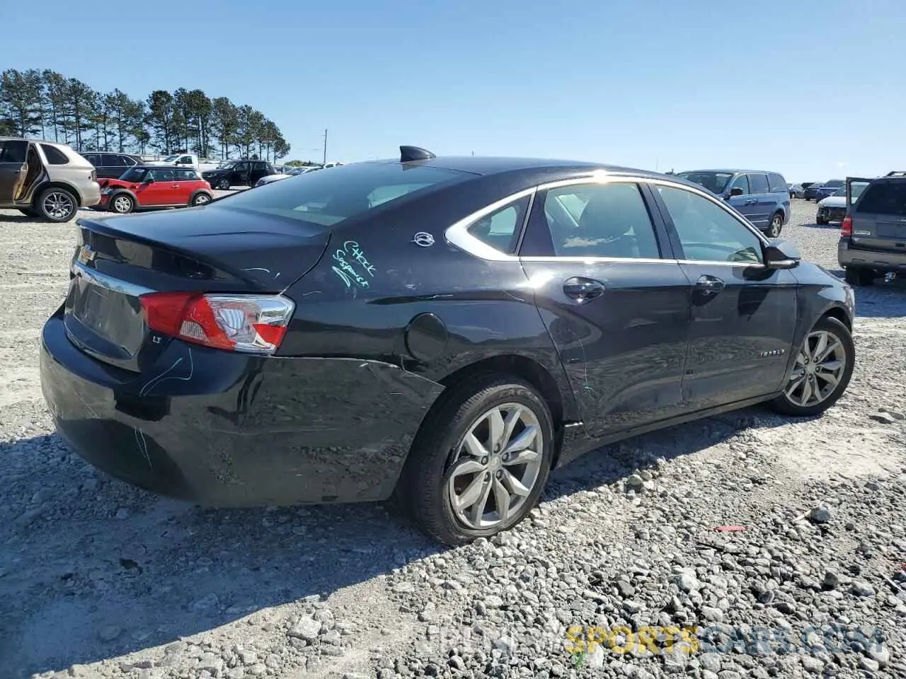 3 Photograph of a damaged car 1G11Z5SA5KU132625 CHEVROLET IMPALA 2019