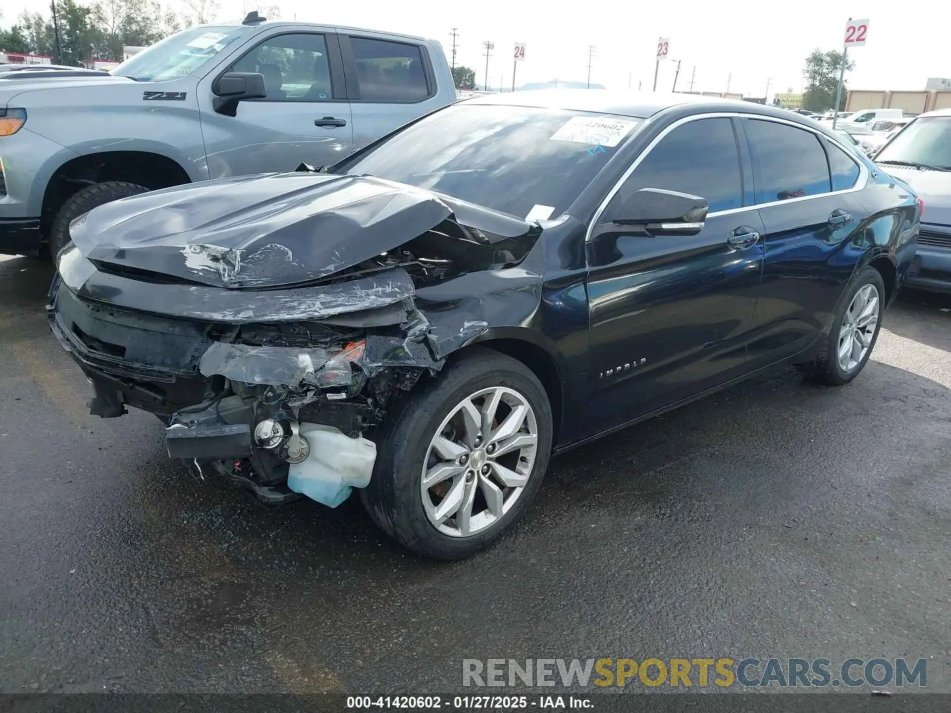 2 Photograph of a damaged car 1G11Z5SA7KU111419 CHEVROLET IMPALA 2019
