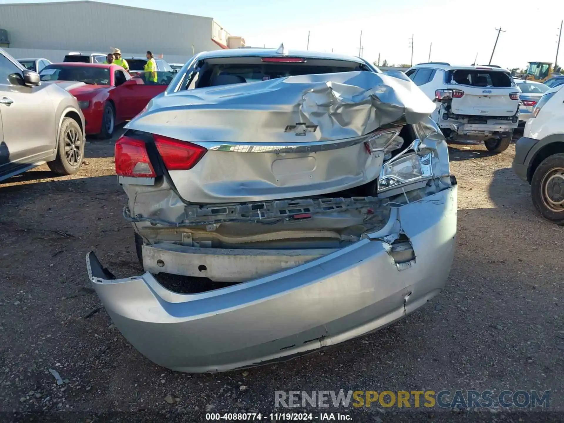 15 Photograph of a damaged car 1G11Z5SA8KU132604 CHEVROLET IMPALA 2019