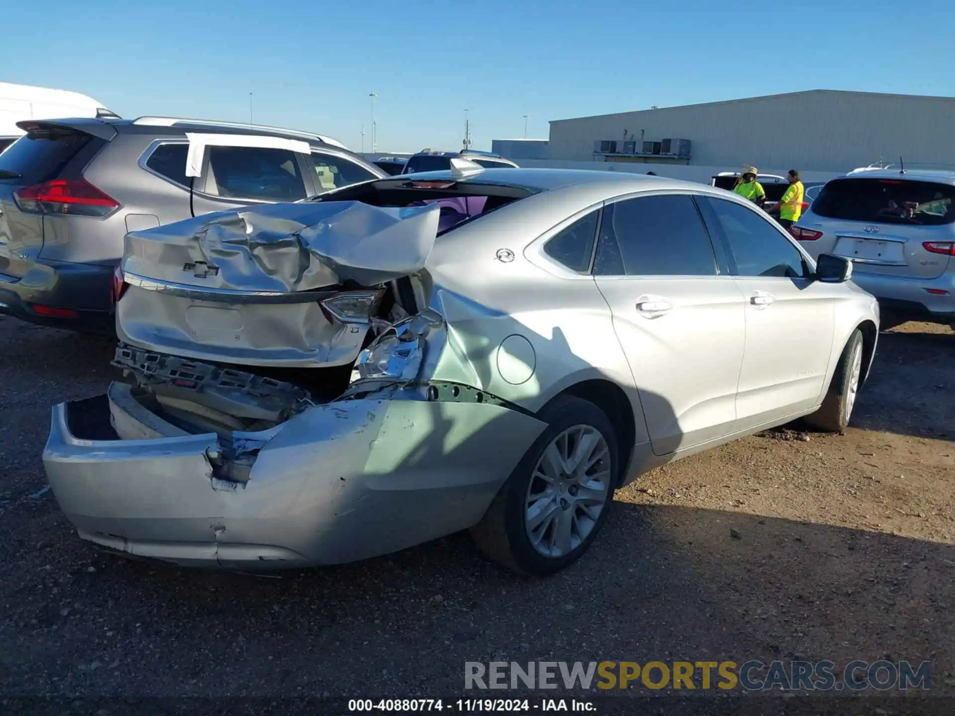 4 Photograph of a damaged car 1G11Z5SA8KU132604 CHEVROLET IMPALA 2019