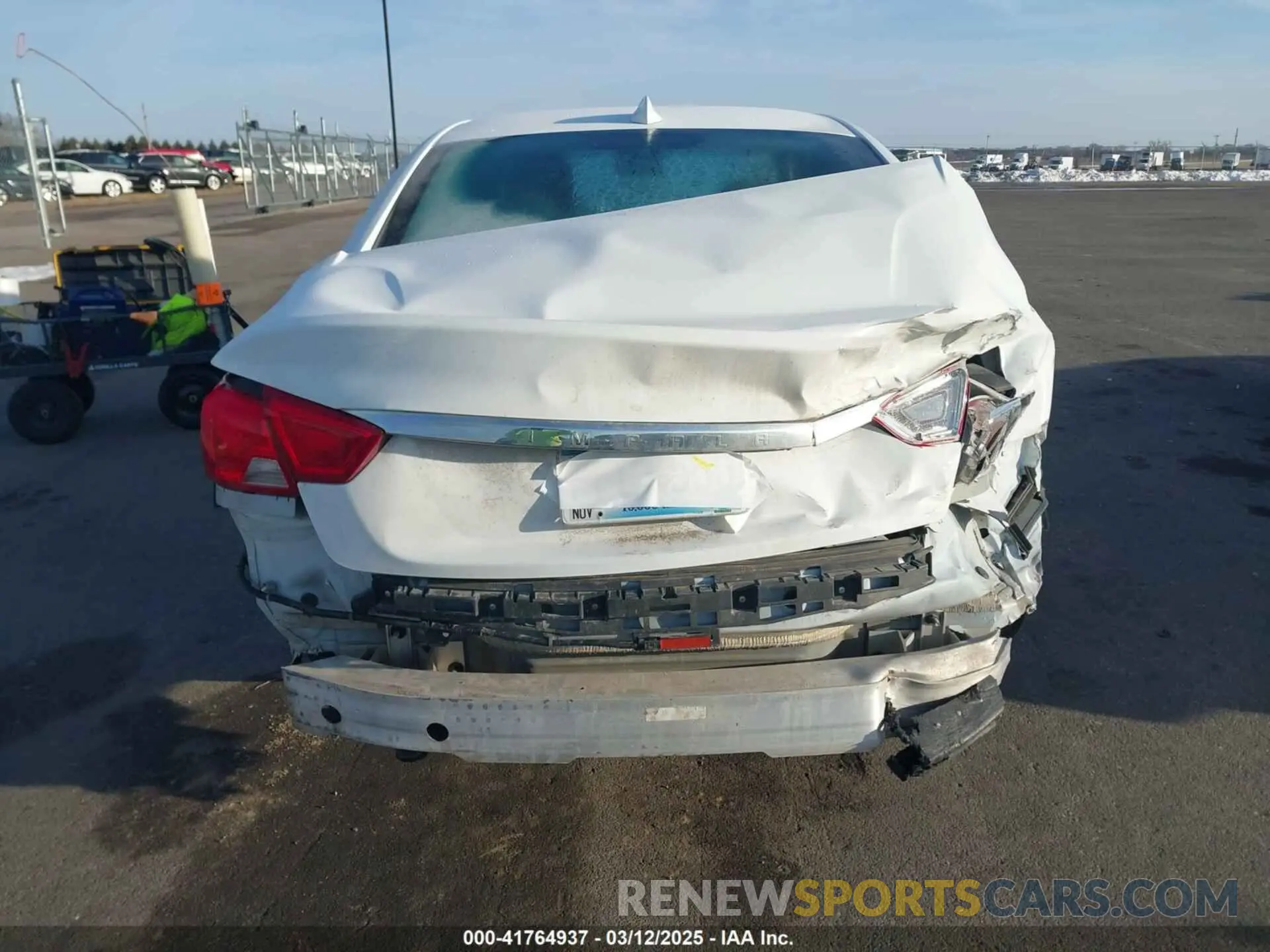 16 Photograph of a damaged car 1G11Z5SA8KU137852 CHEVROLET IMPALA 2019