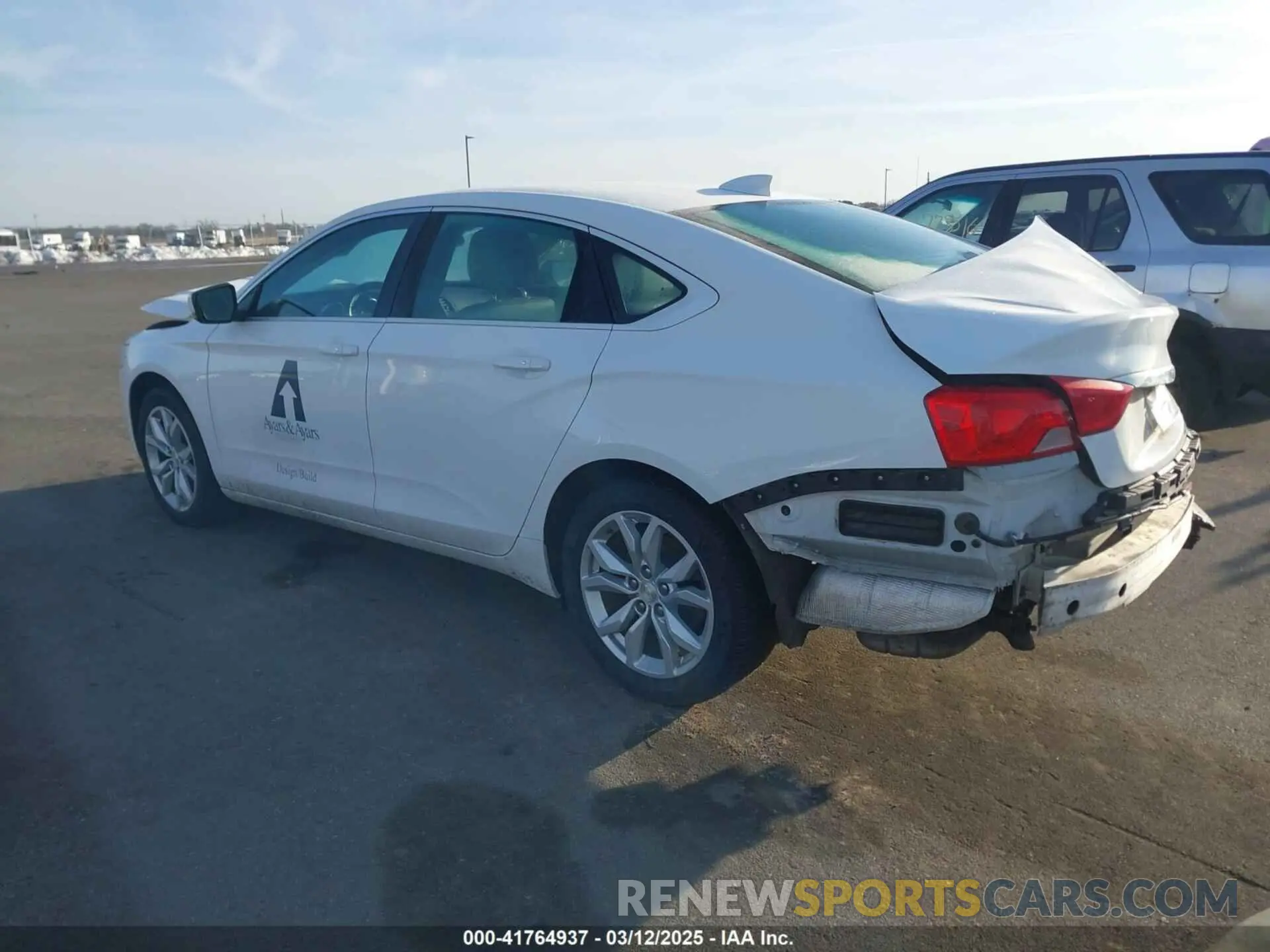 3 Photograph of a damaged car 1G11Z5SA8KU137852 CHEVROLET IMPALA 2019