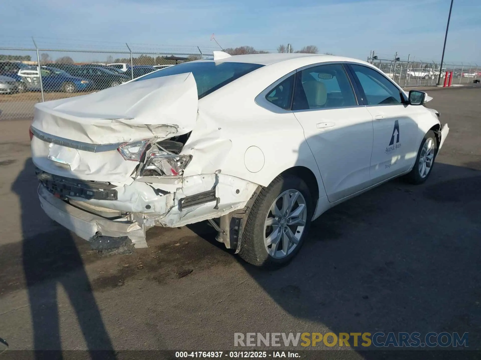 4 Photograph of a damaged car 1G11Z5SA8KU137852 CHEVROLET IMPALA 2019