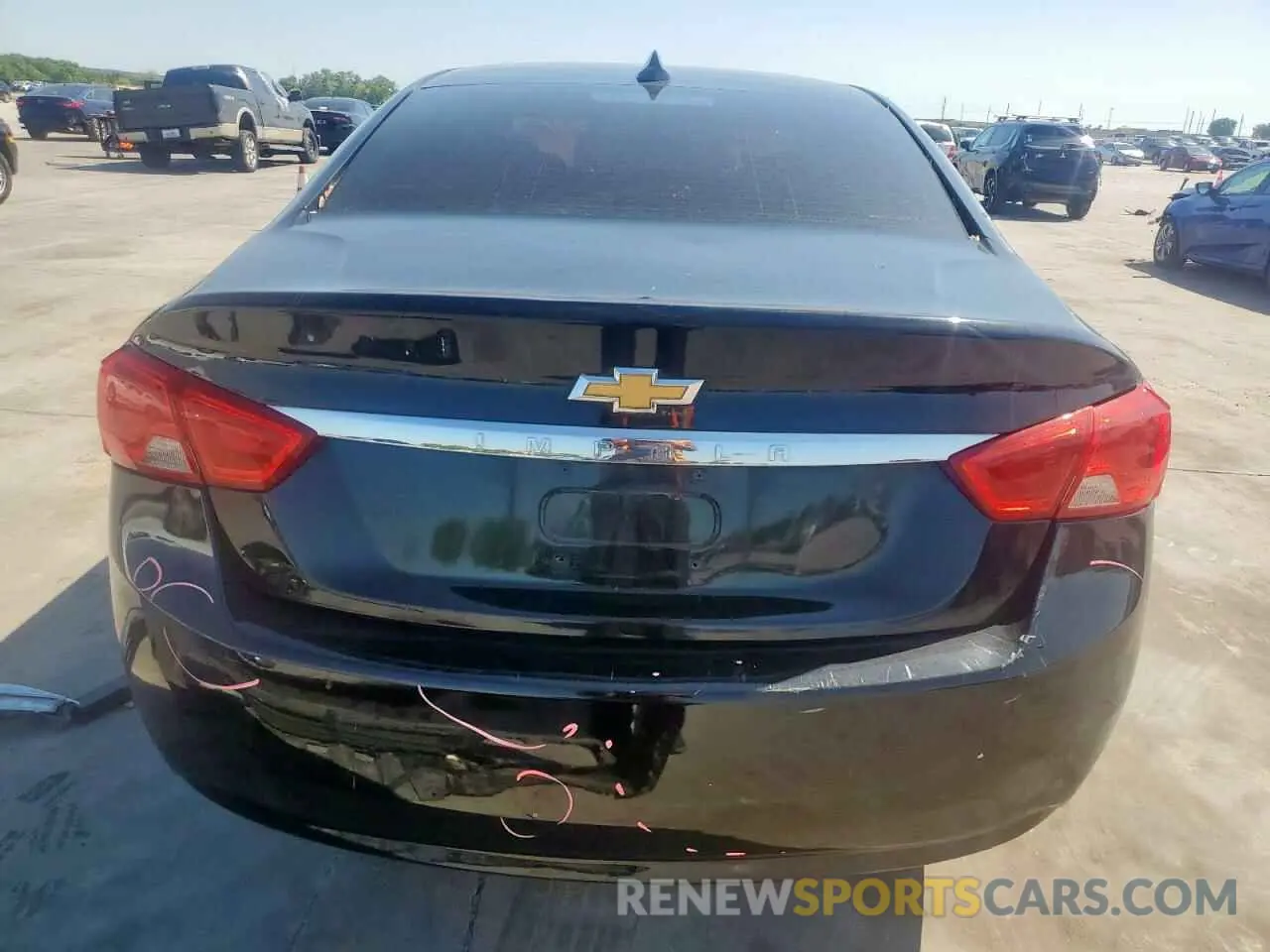 6 Photograph of a damaged car 1G11Z5SA9KU122972 CHEVROLET IMPALA 2019