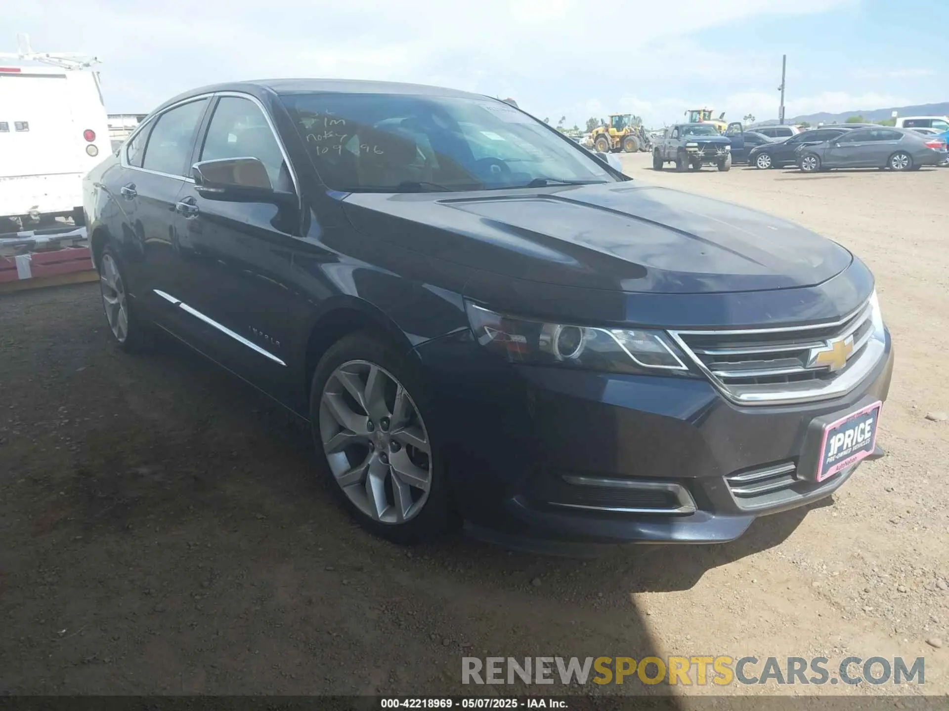1 Photograph of a damaged car 2G1105S30K9109696 CHEVROLET IMPALA 2019