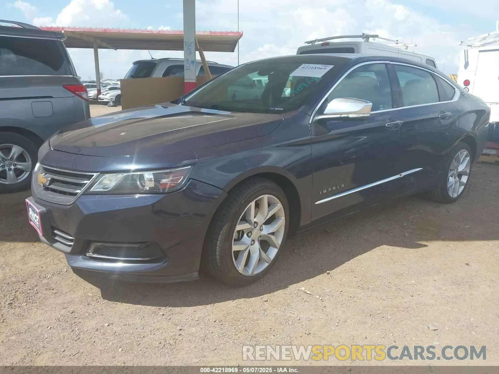 2 Photograph of a damaged car 2G1105S30K9109696 CHEVROLET IMPALA 2019