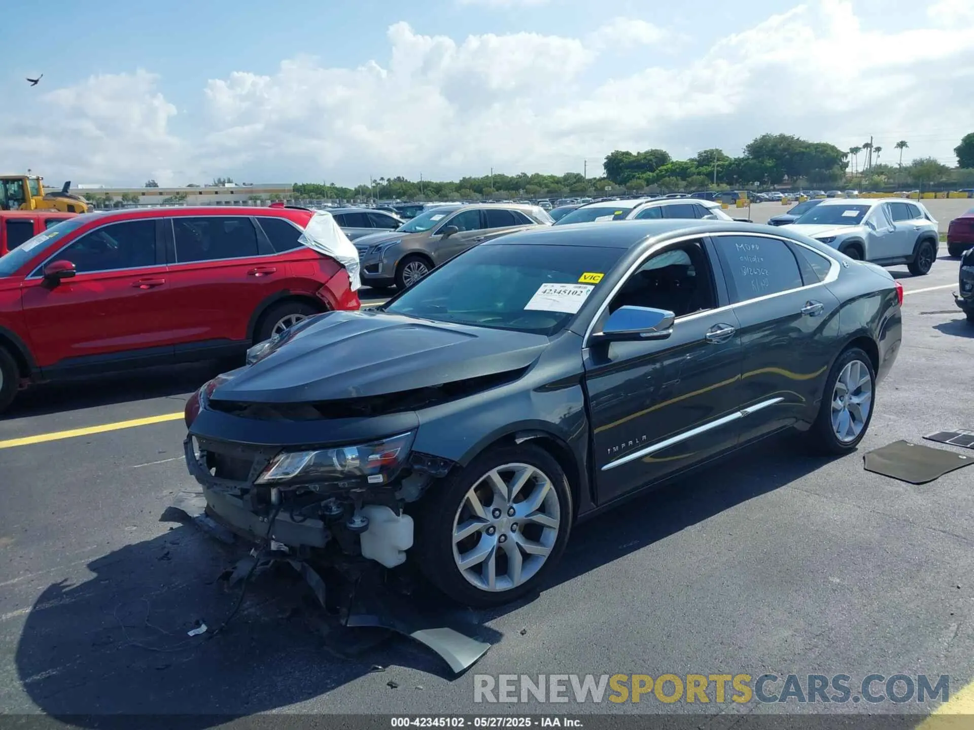 2 Photograph of a damaged car 2G1105S31K9126362 CHEVROLET IMPALA 2019