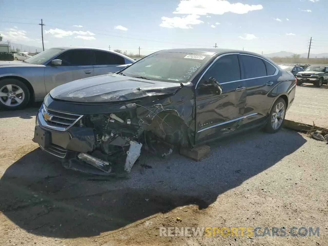 1 Photograph of a damaged car 2G1105S33K9131482 CHEVROLET IMPALA 2019